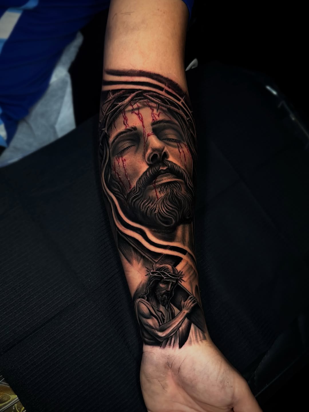 Tattoo by @screwhead_inkz — realism, black_and_grey