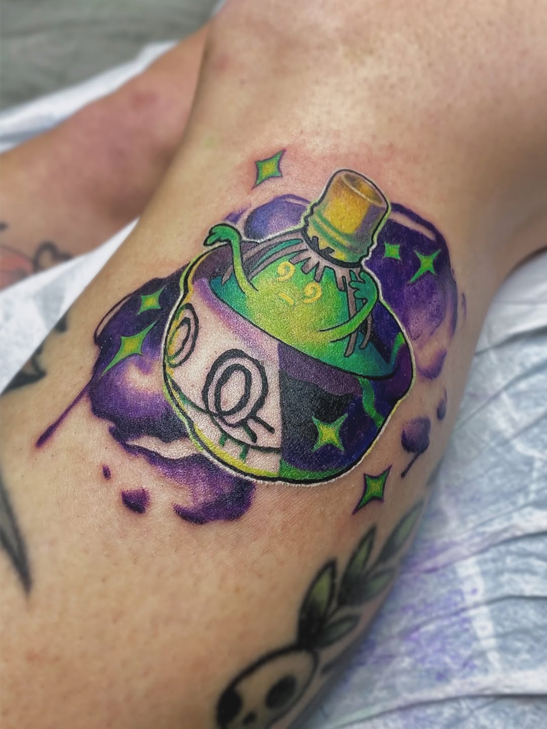 Tattoo by @gillygoatpokes — new_school