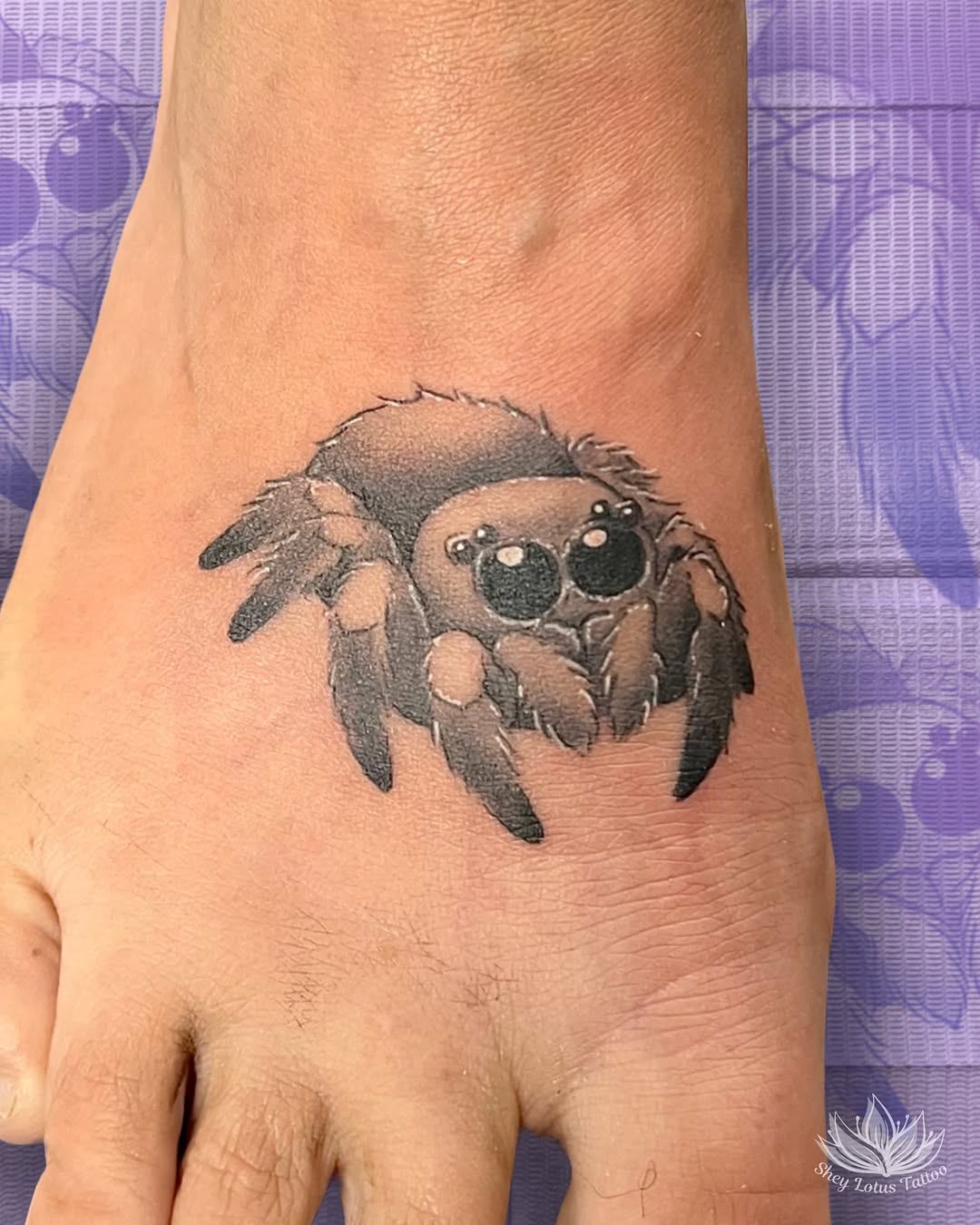 Tattoo by @sheylotustattoo — realism, black_and_grey