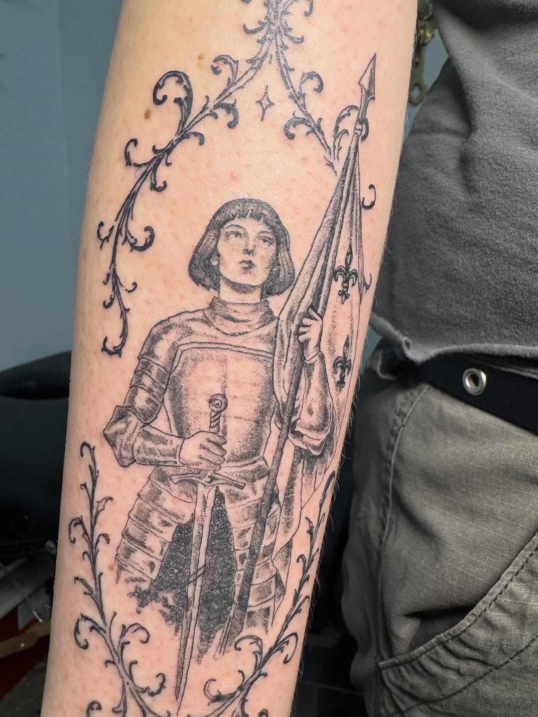 Tattoo by @bluebyrdtattoos — realism, black_and_grey