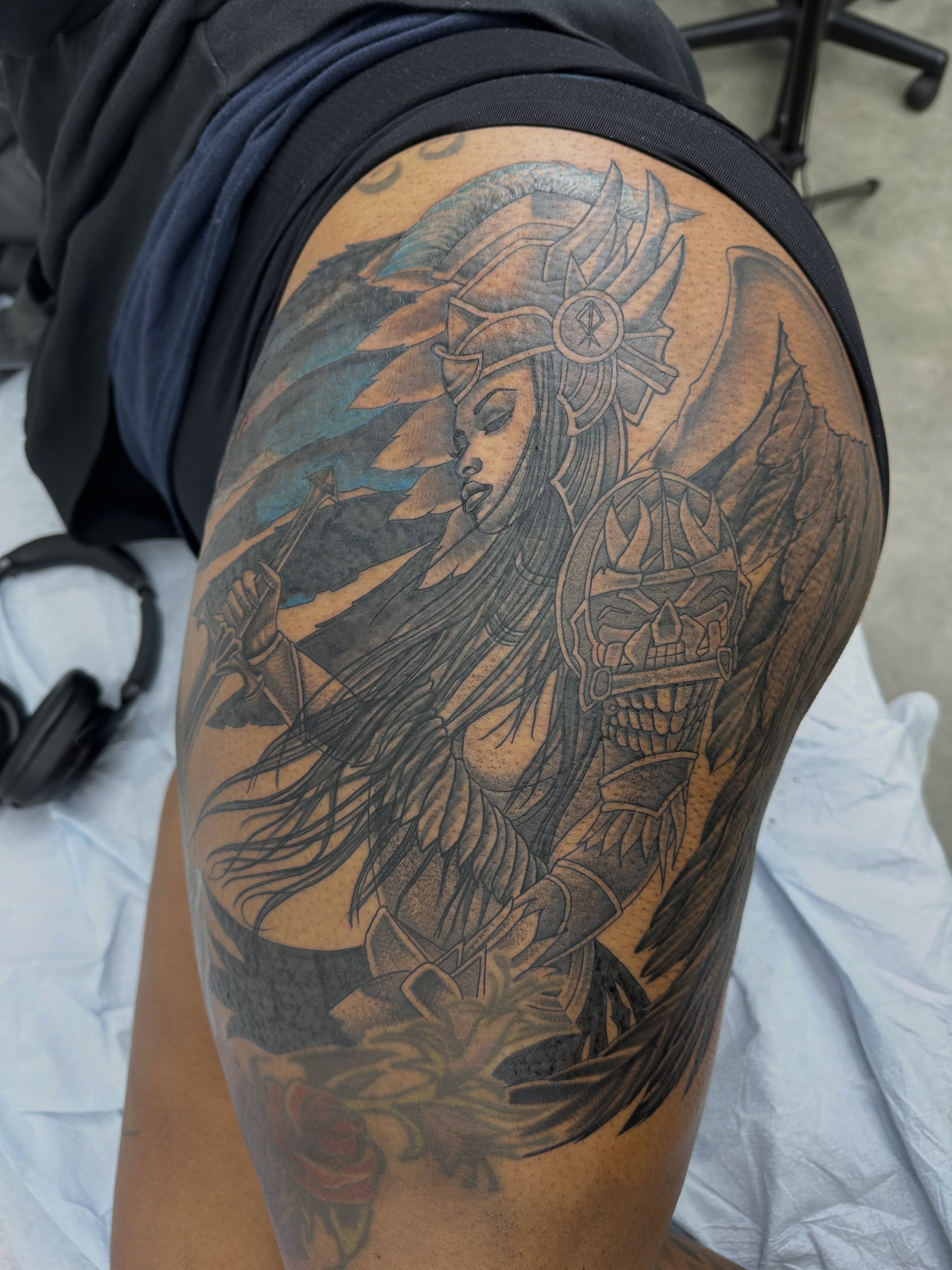 Tattoo by @tattoosbynatewebb โ black_and_grey, realism