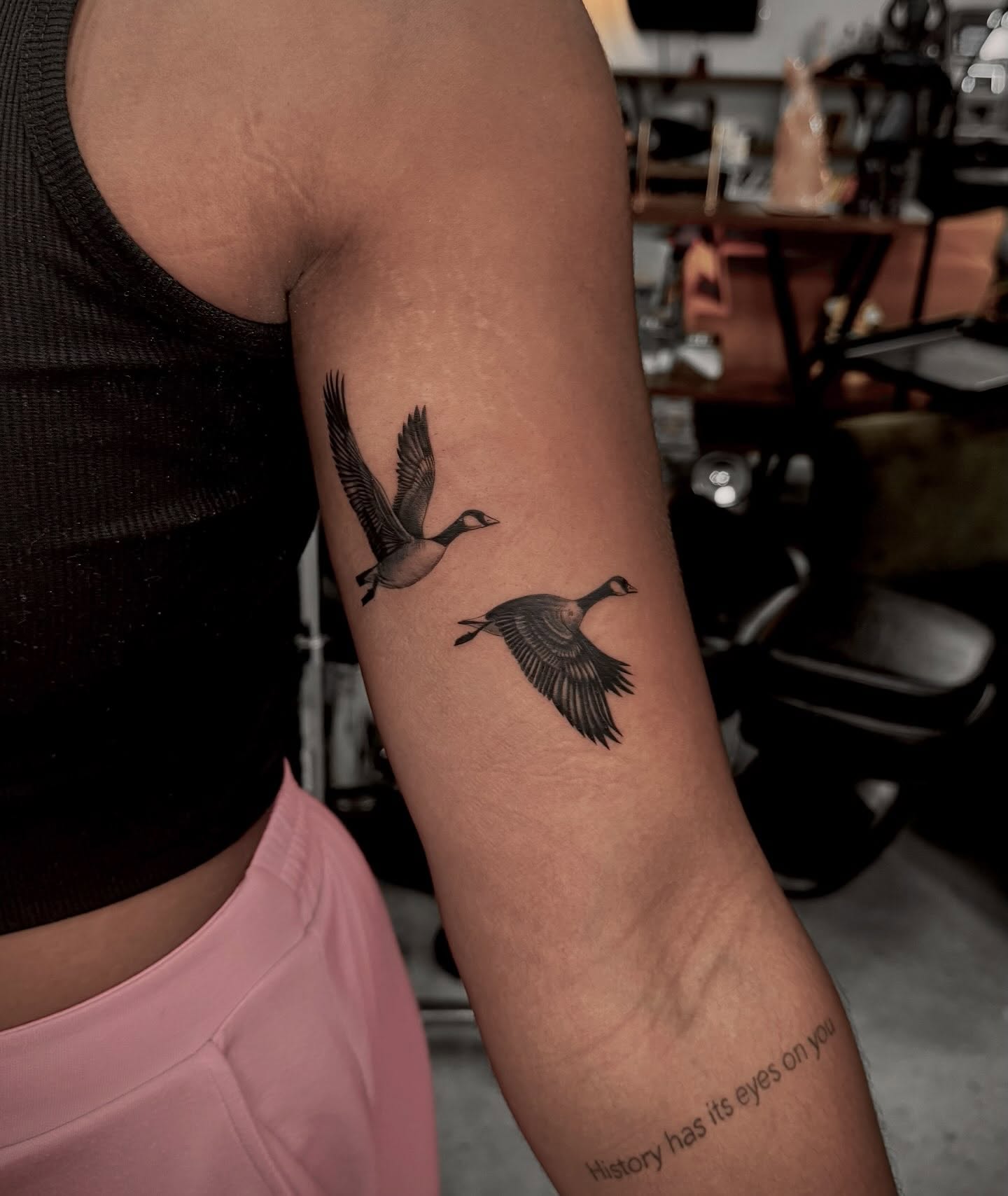 Tattoo by @tattoowithli — realism, black_and_grey