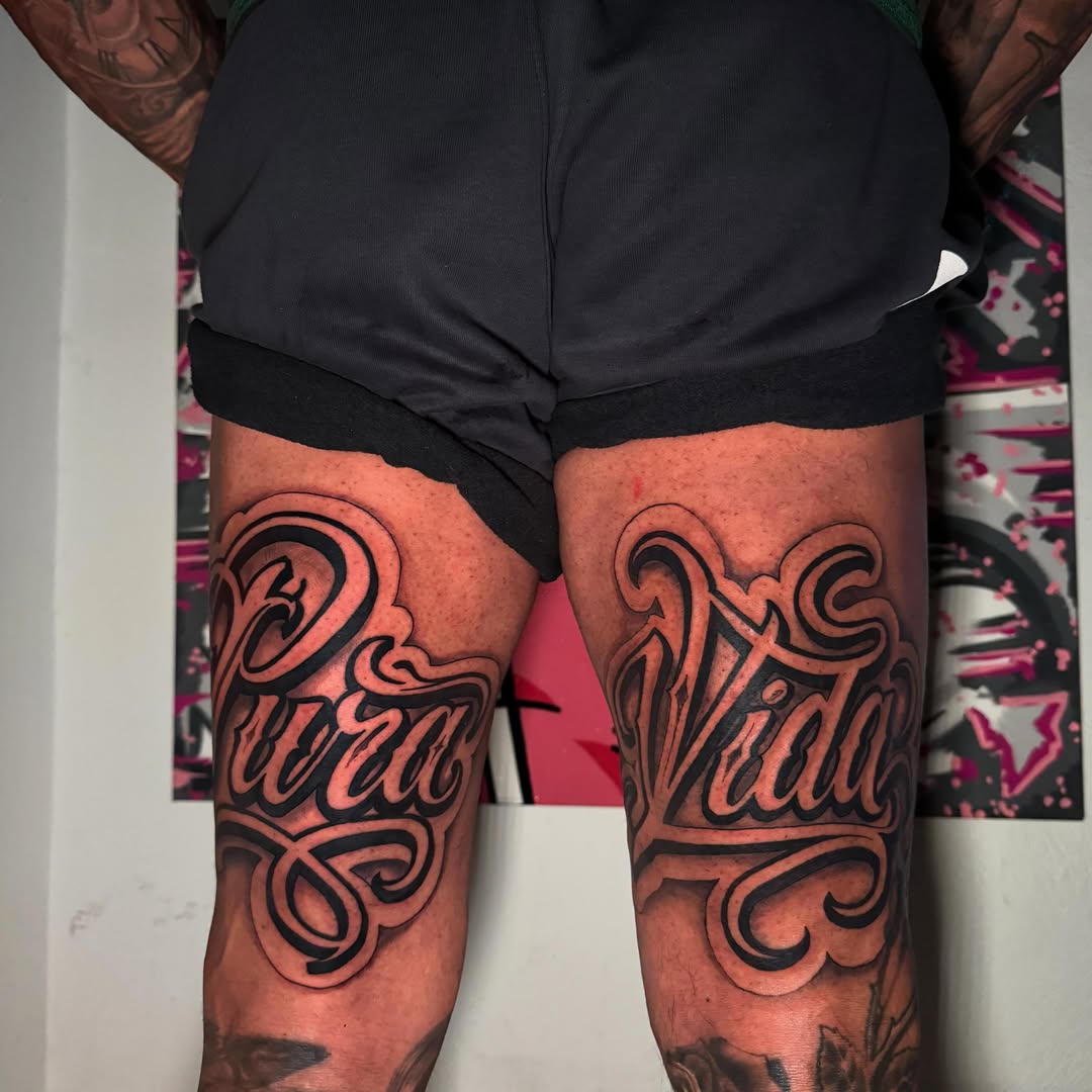 Tattoo by @spin_ink โ lettering_script