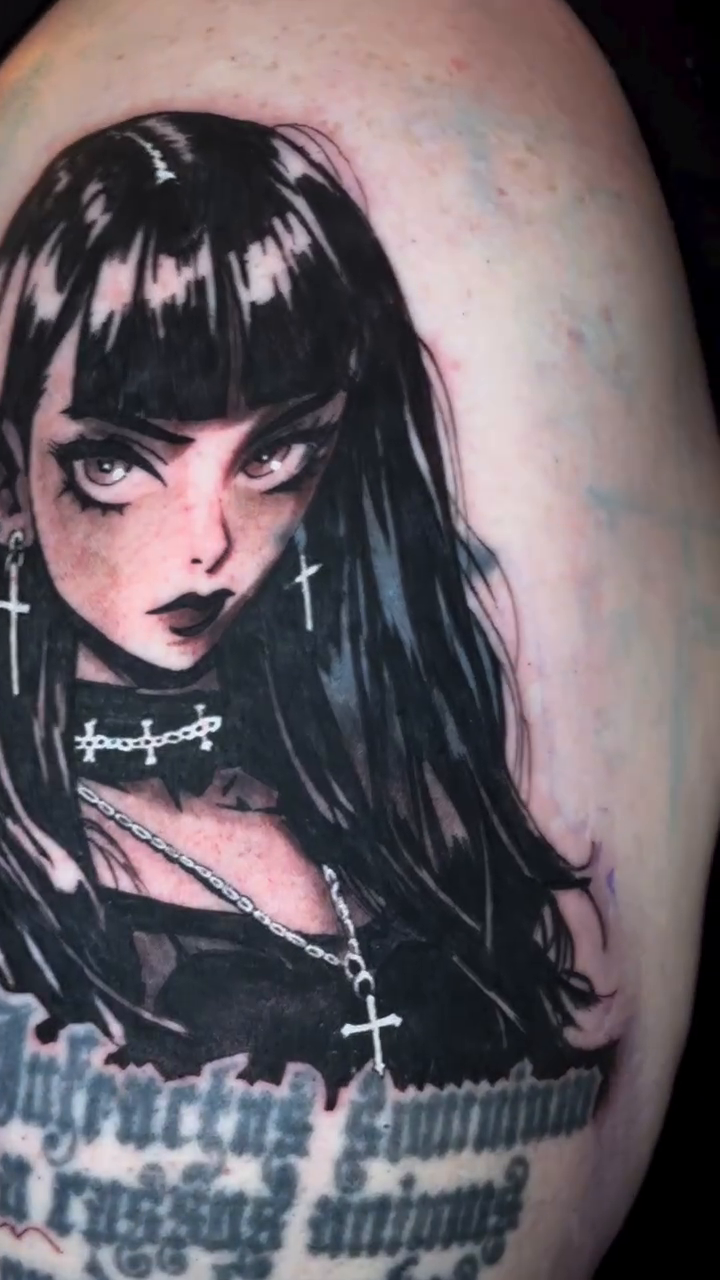 Tattoo by @chrisdoyletattoos — realism, dark_realism