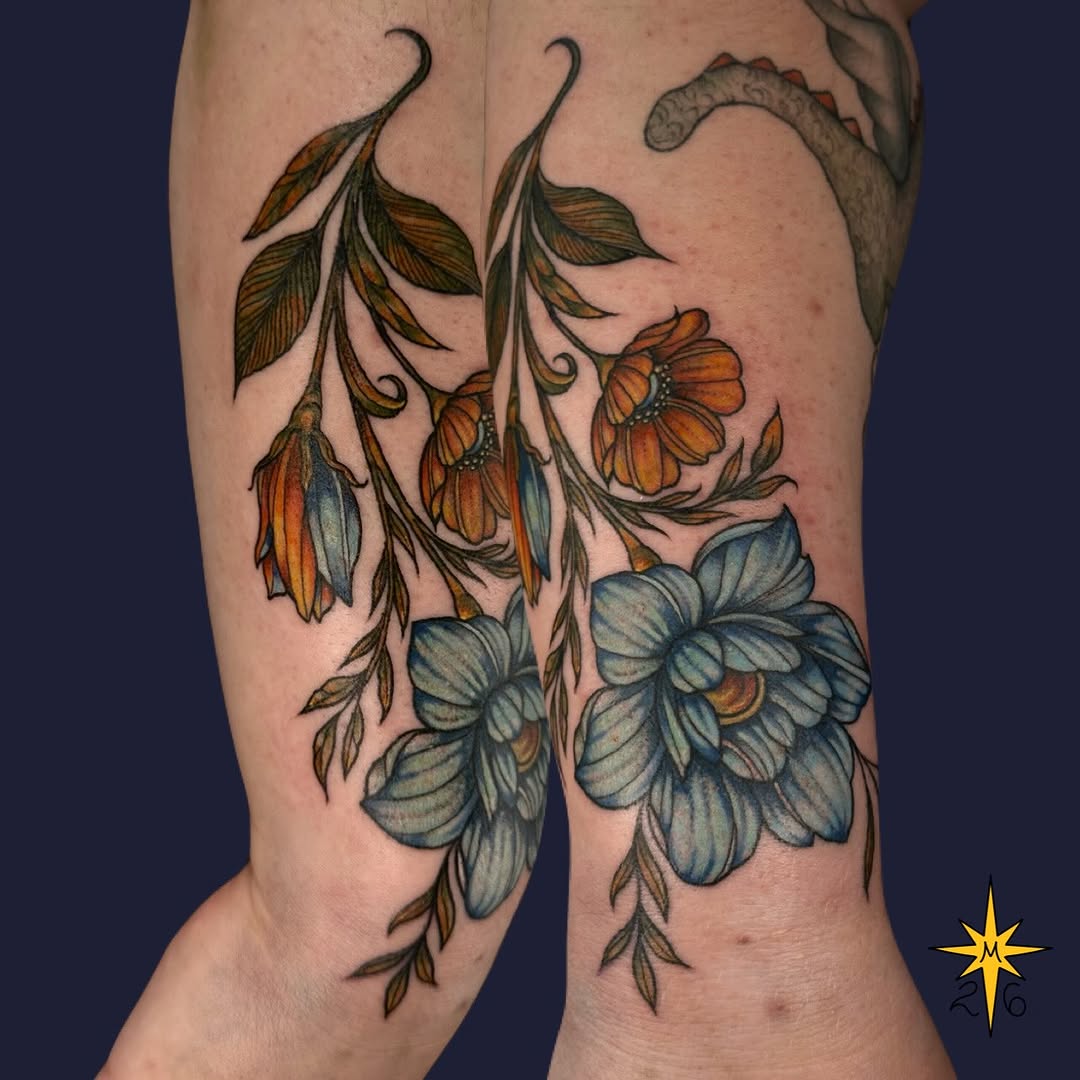 Tattoo by @maddstatts โ illustrative, black_and_grey