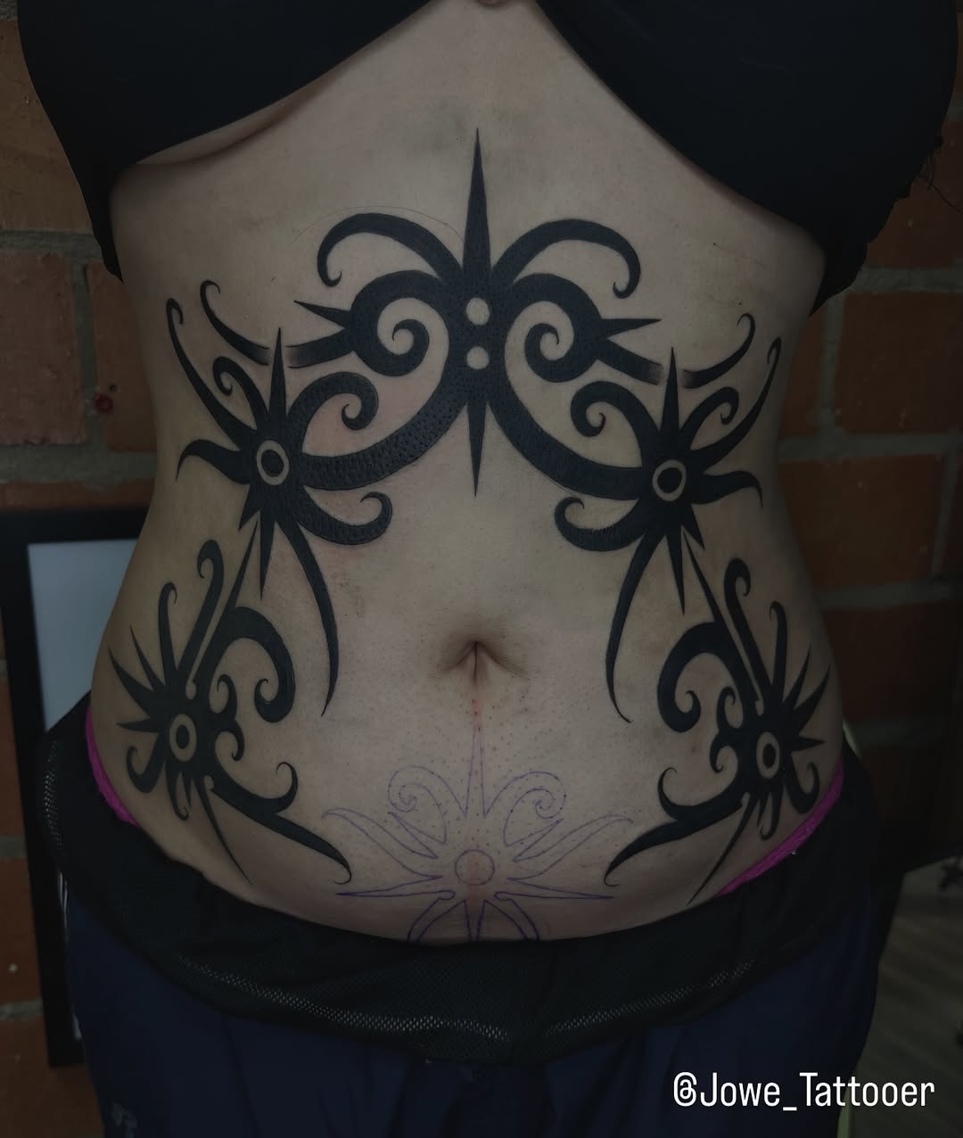Tattoo by @jayytattoos_ — tribal, blackwork