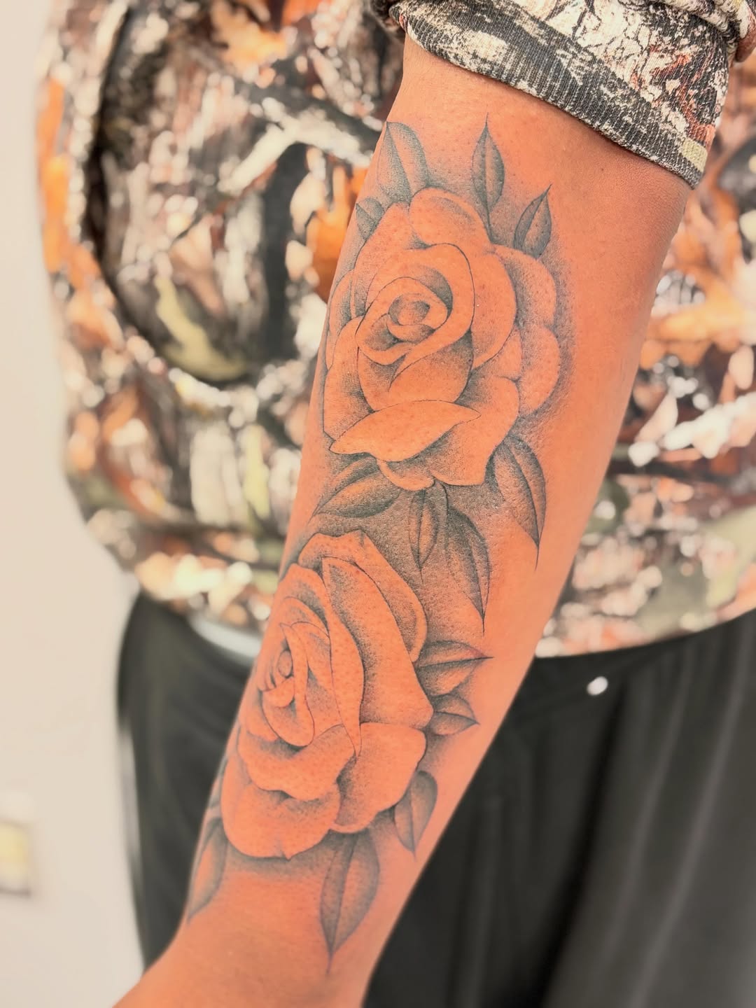 Tattoo by @shrimpfran โ black_and_grey, dotwork