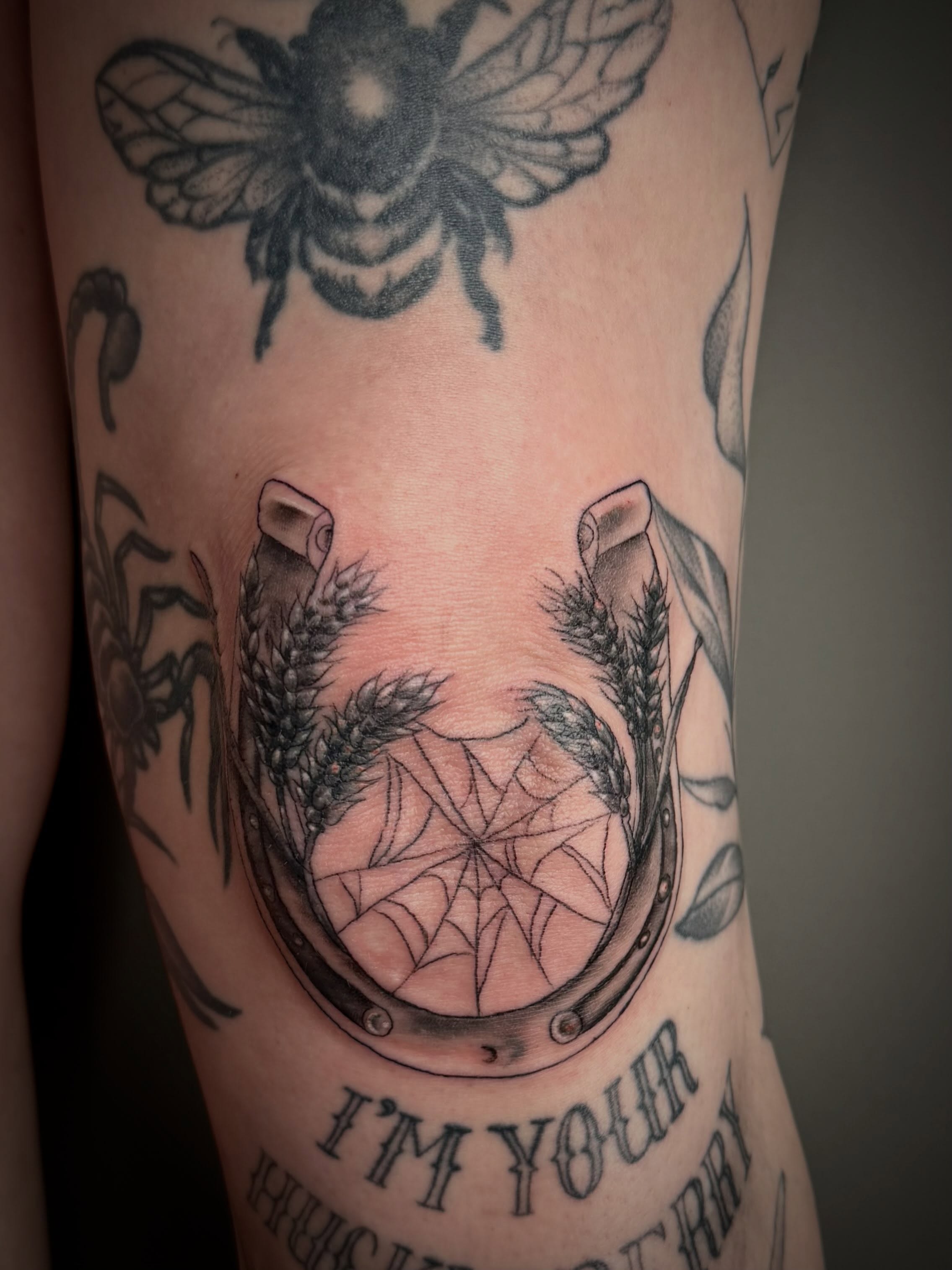 Tattoo by @_theinkwitch_ — black_and_grey