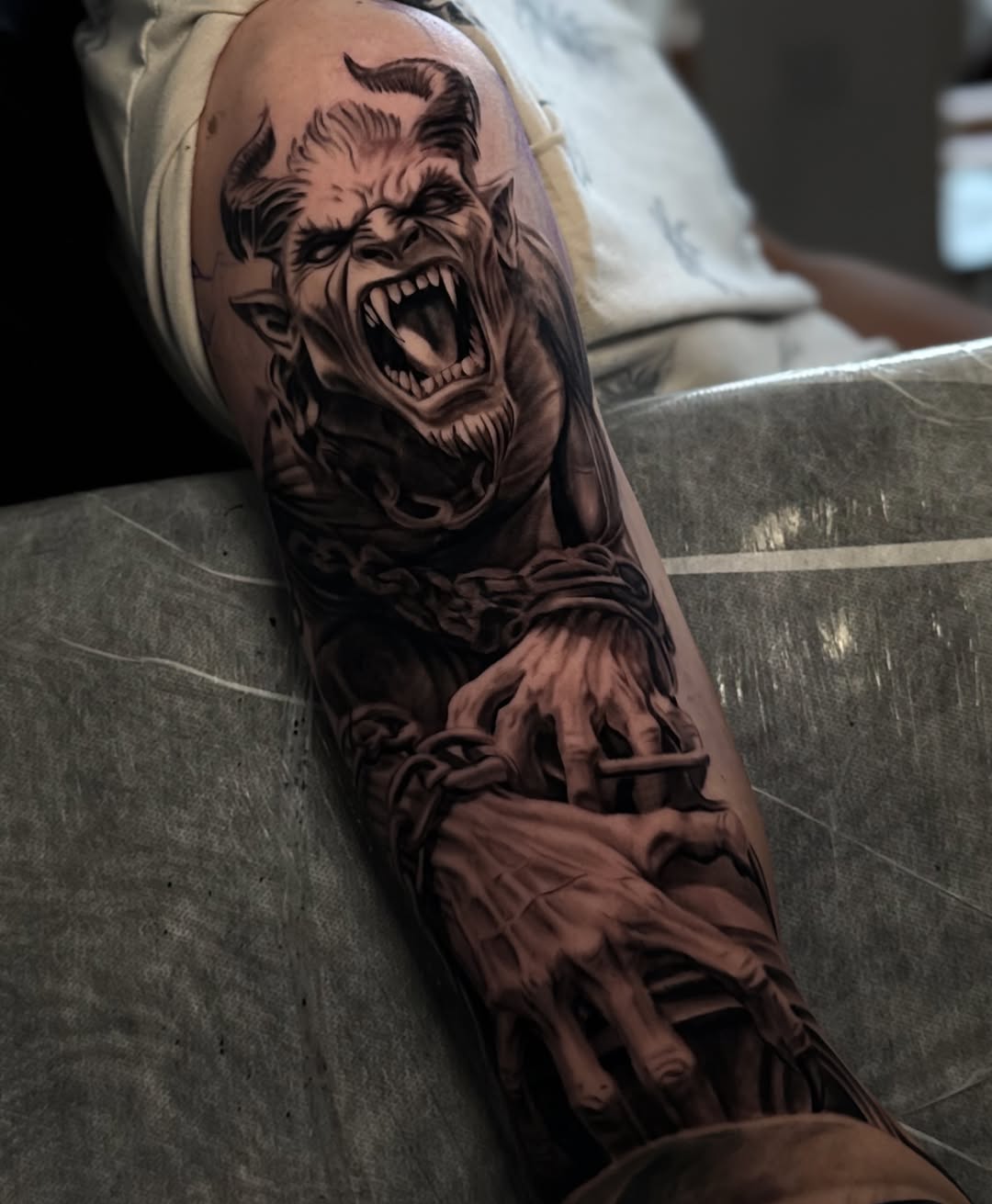 Tattoo by @irena.tattooing — realism, dark_realism