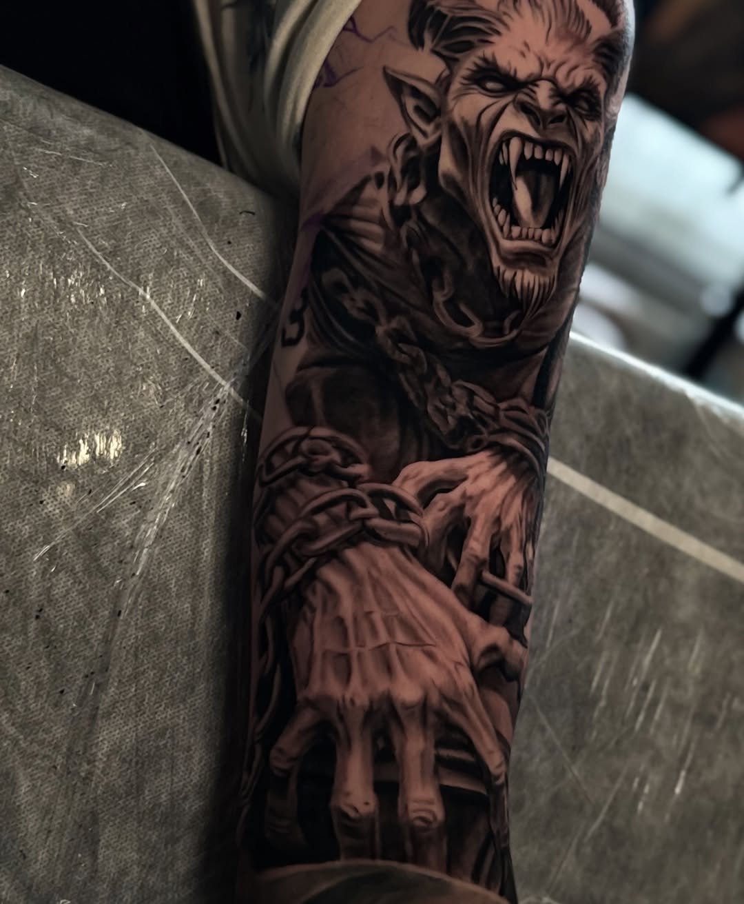 Tattoo by @irena.tattooing — realism, dark_realism