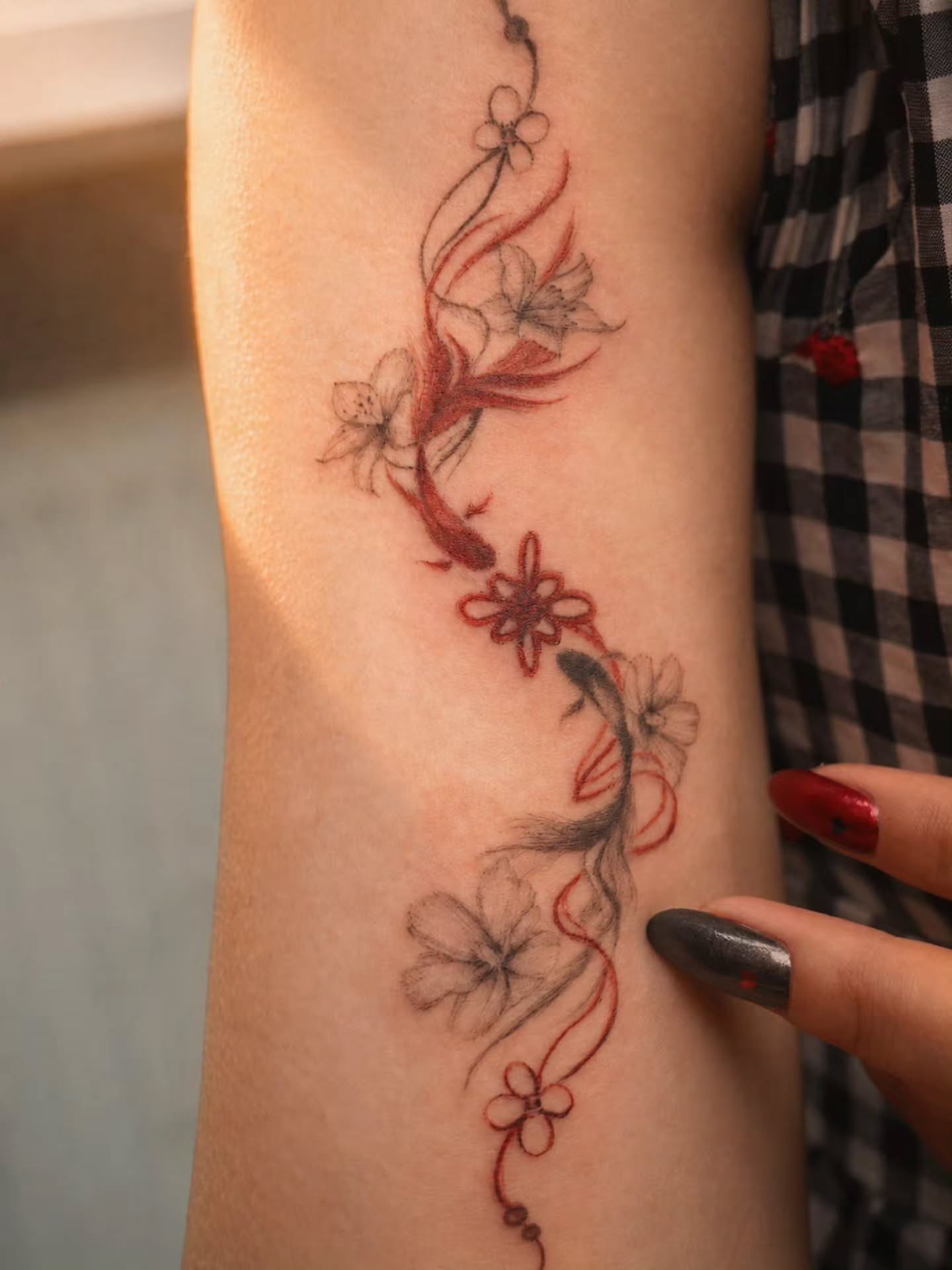 Tattoo by @heoyeon__tattoo — black_and_grey