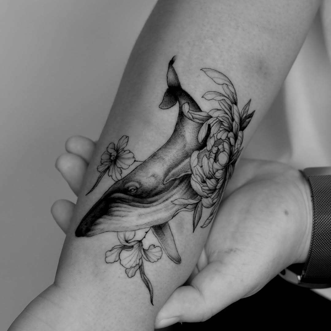 Tattoo by @h_proletter_ttt — black_and_grey, realism