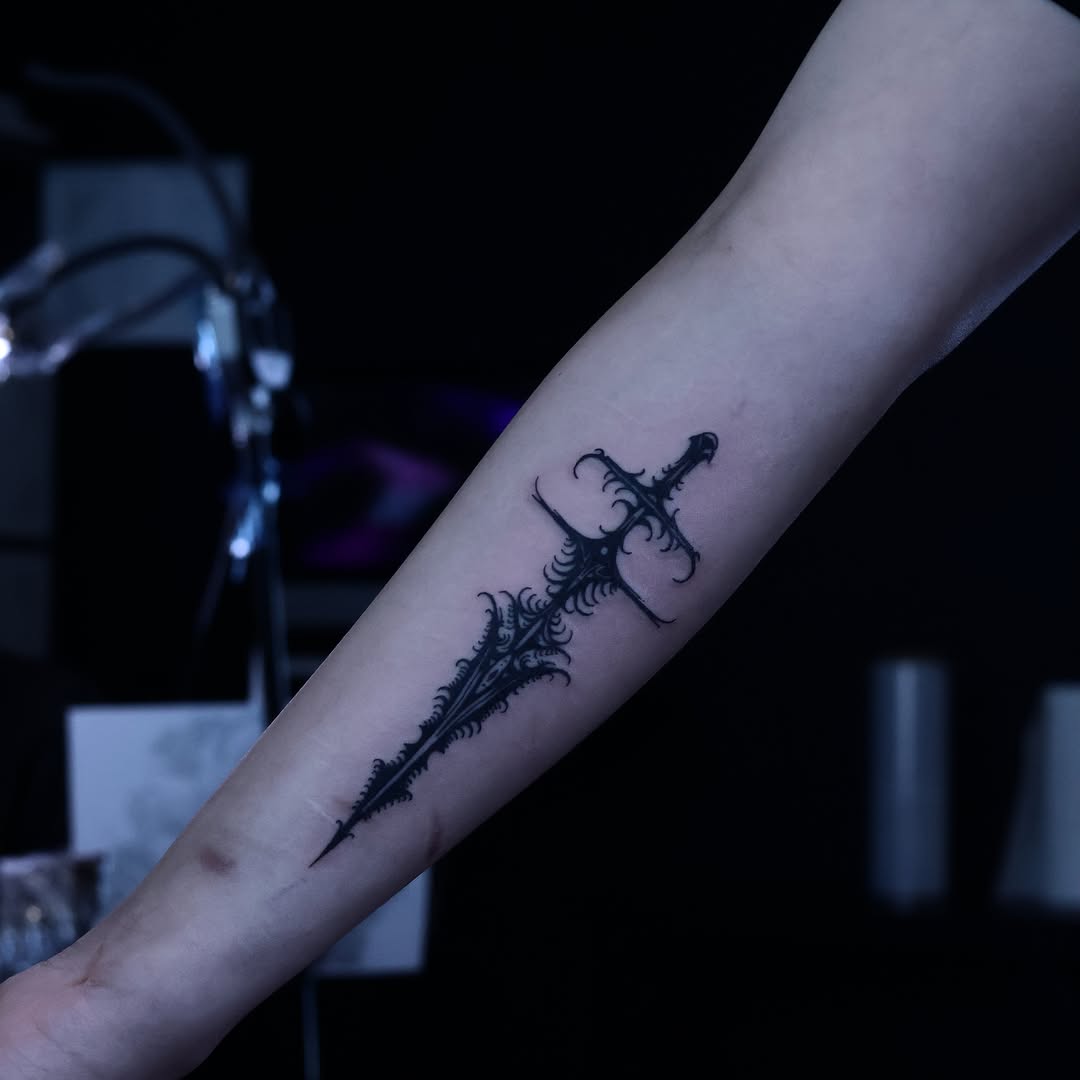 Tattoo by @moosongblack — black_and_grey