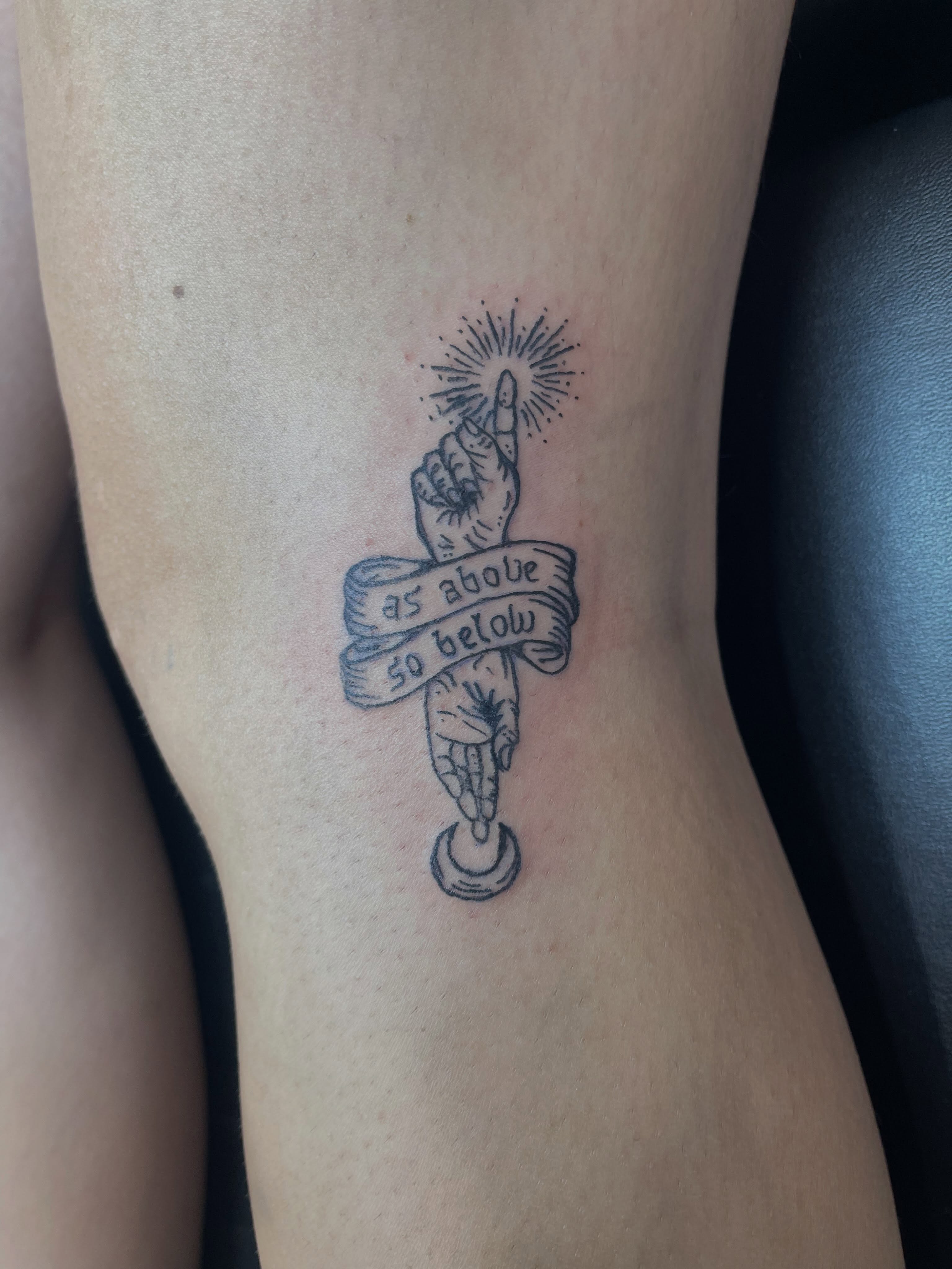 Tattoo by @tattooingren — black_and_grey