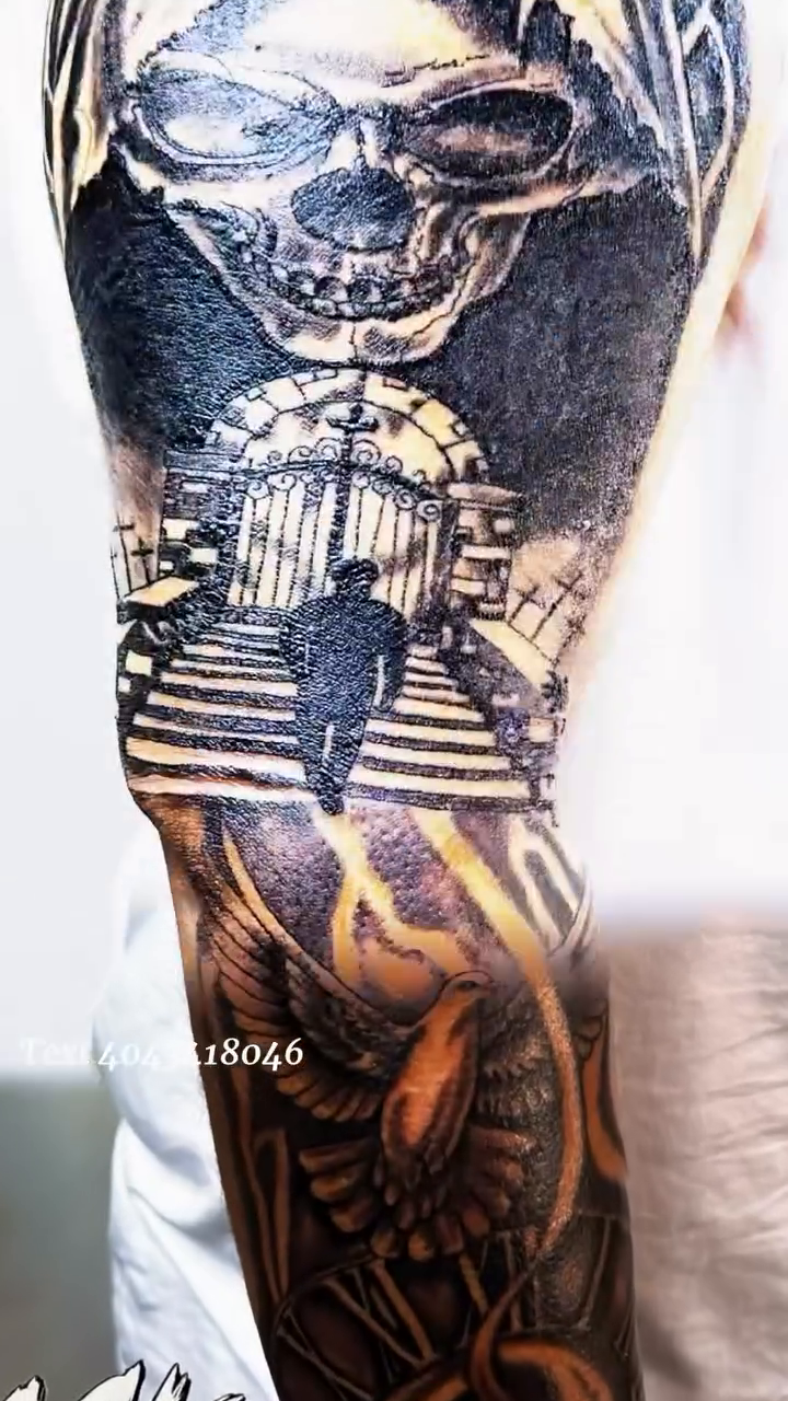 Tattoo by @i_am_tattoo — dark_realism, black_and_grey