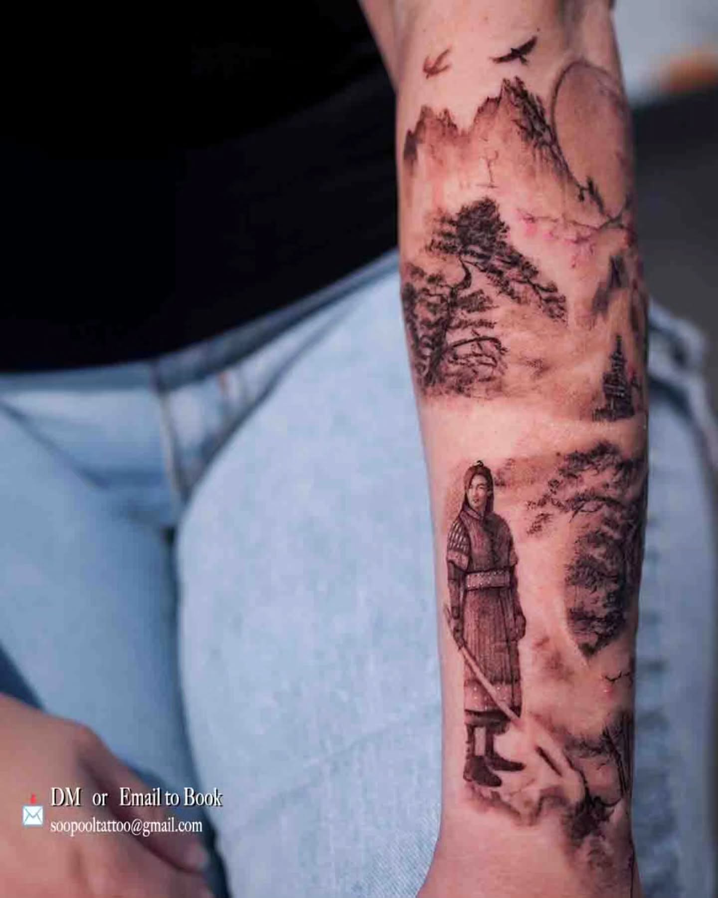Tattoo by @soopool_tattoo — black_and_grey, realism