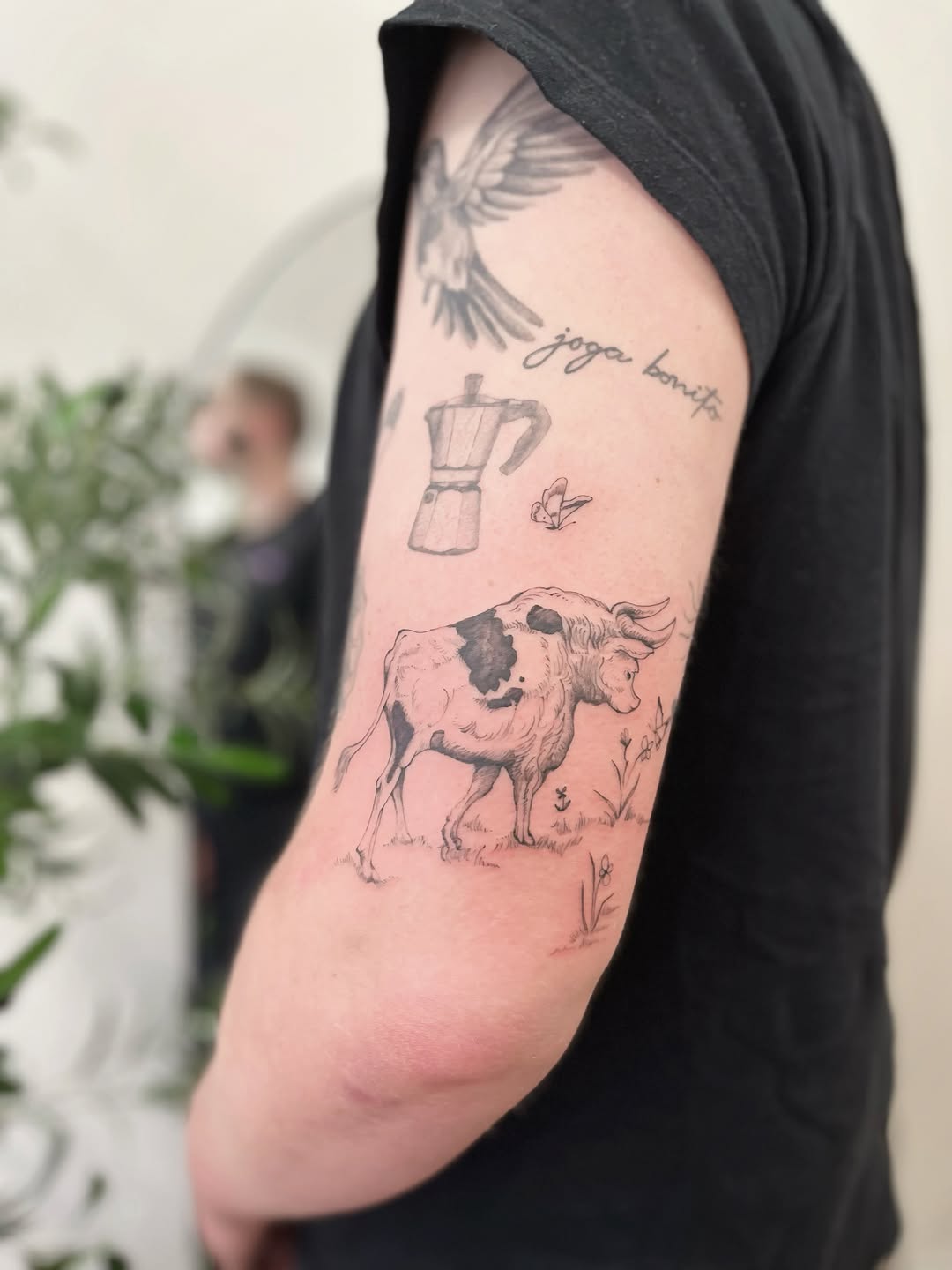 Tattoo by @crispyorchids — realism, black_and_grey