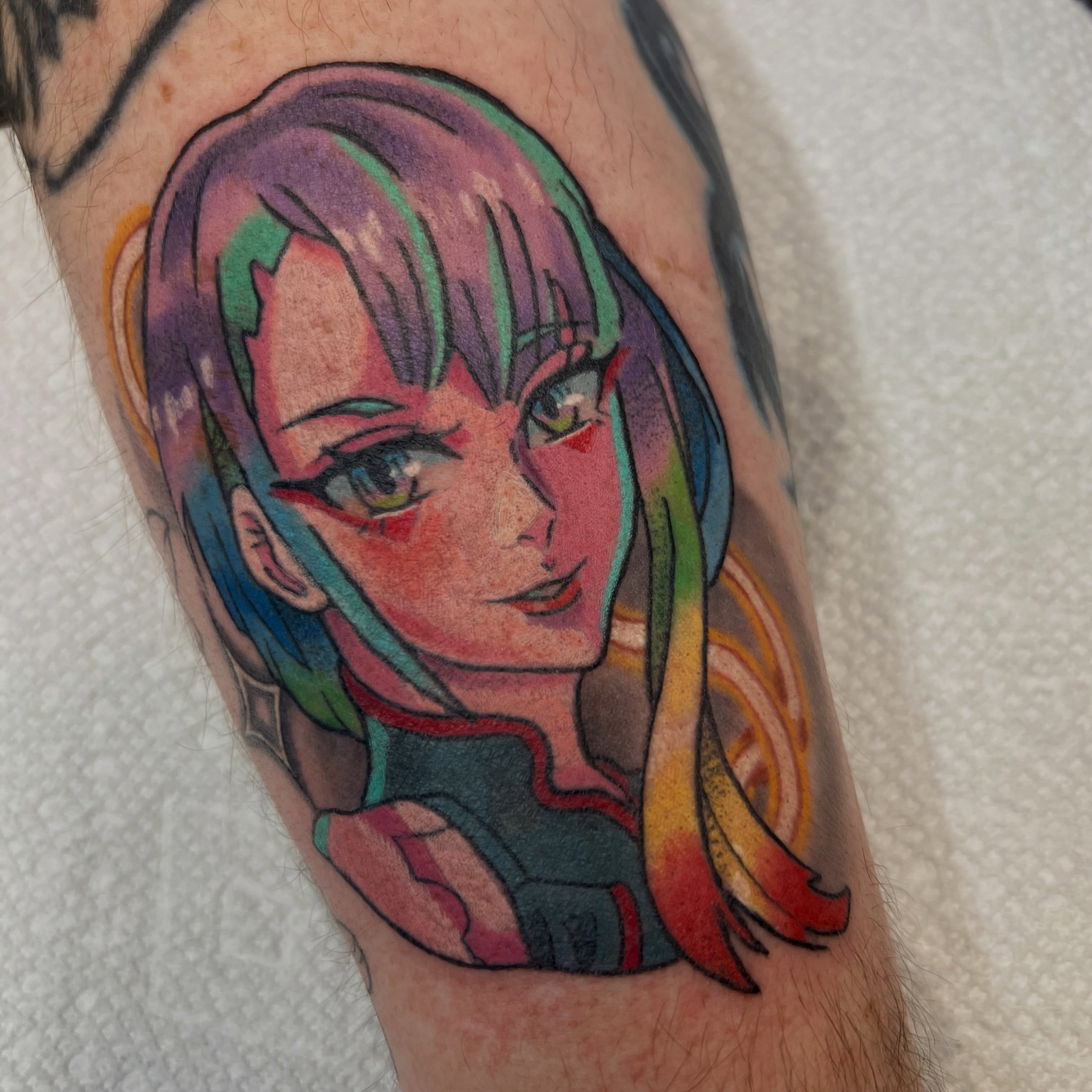 Tattoo by @antispawntattoos — anime