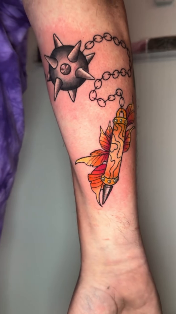 Tattoo by @kinetictattoos — neo_traditional, japanese_irezumi