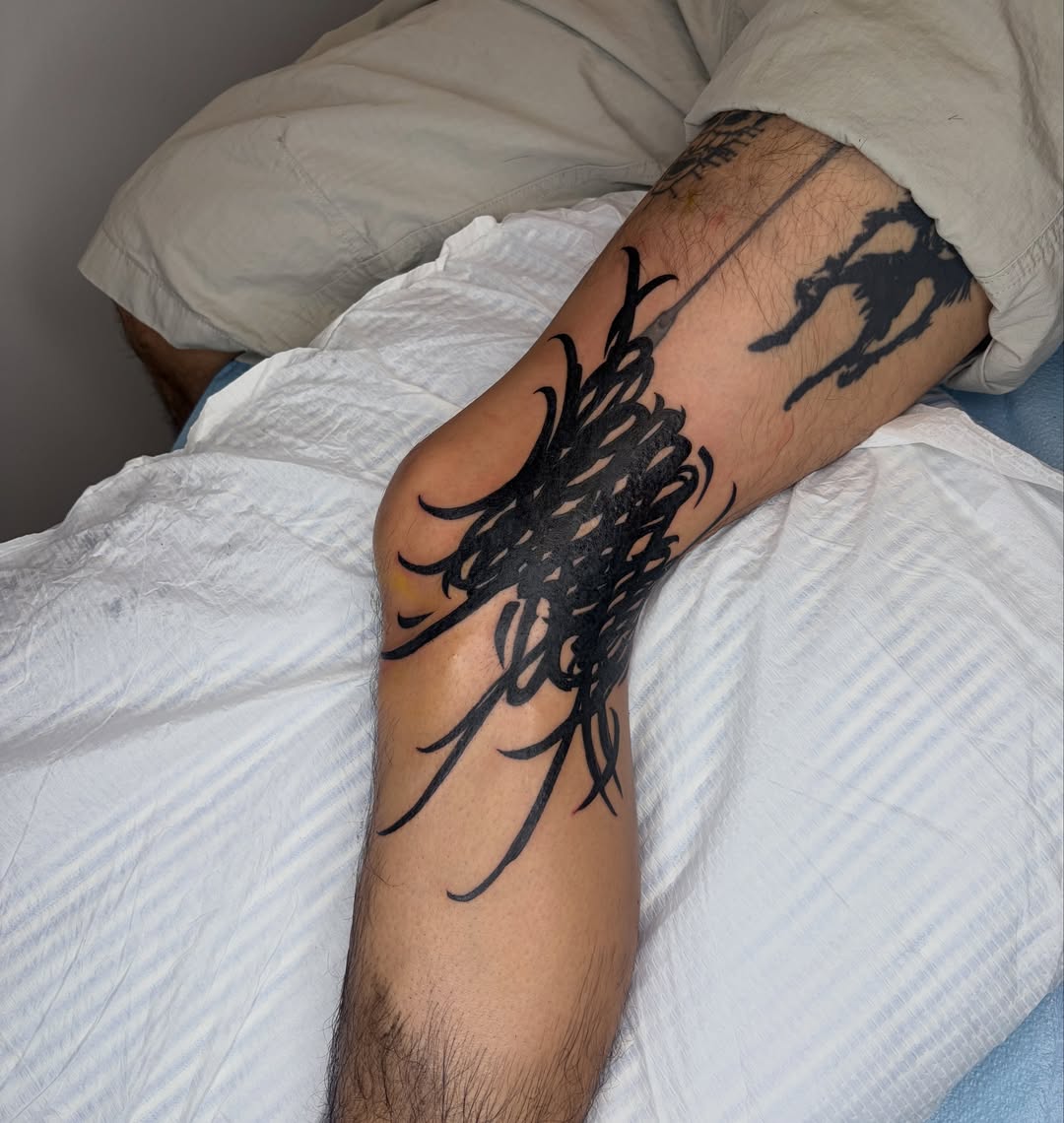 Bird black and grey tattoo on the forearm by sechi