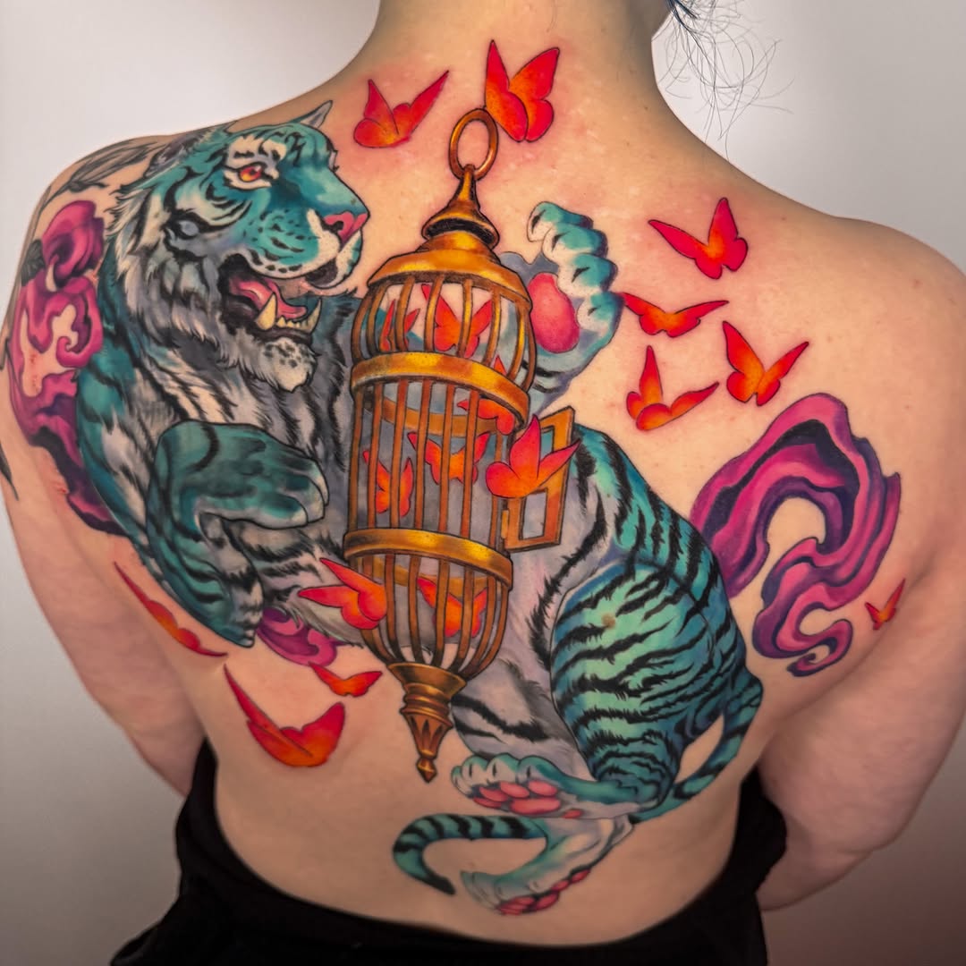Tattoo by @savsky_tattoo — new_school, realism