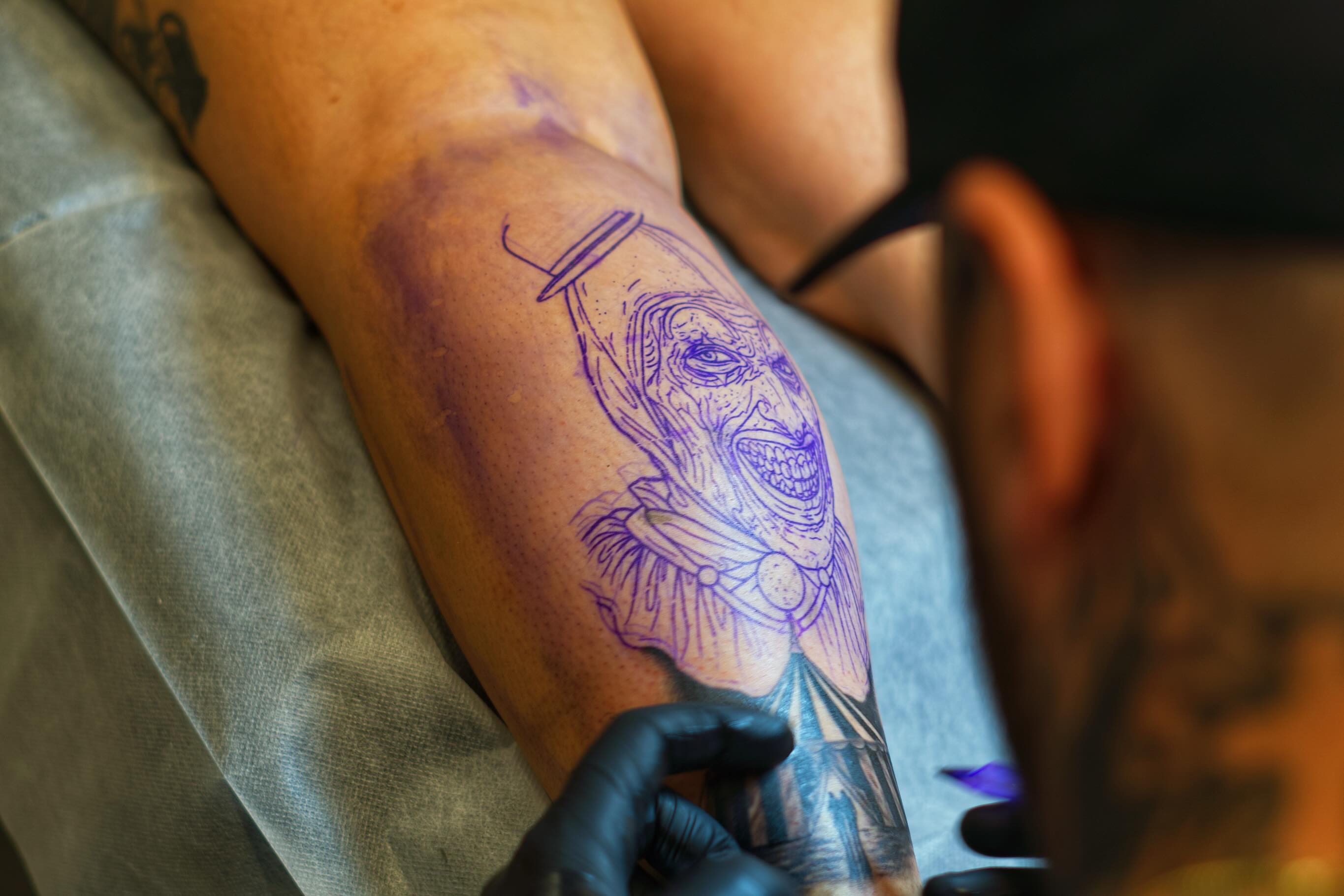 Tattoo by @maxhilltattoos — black_and_grey