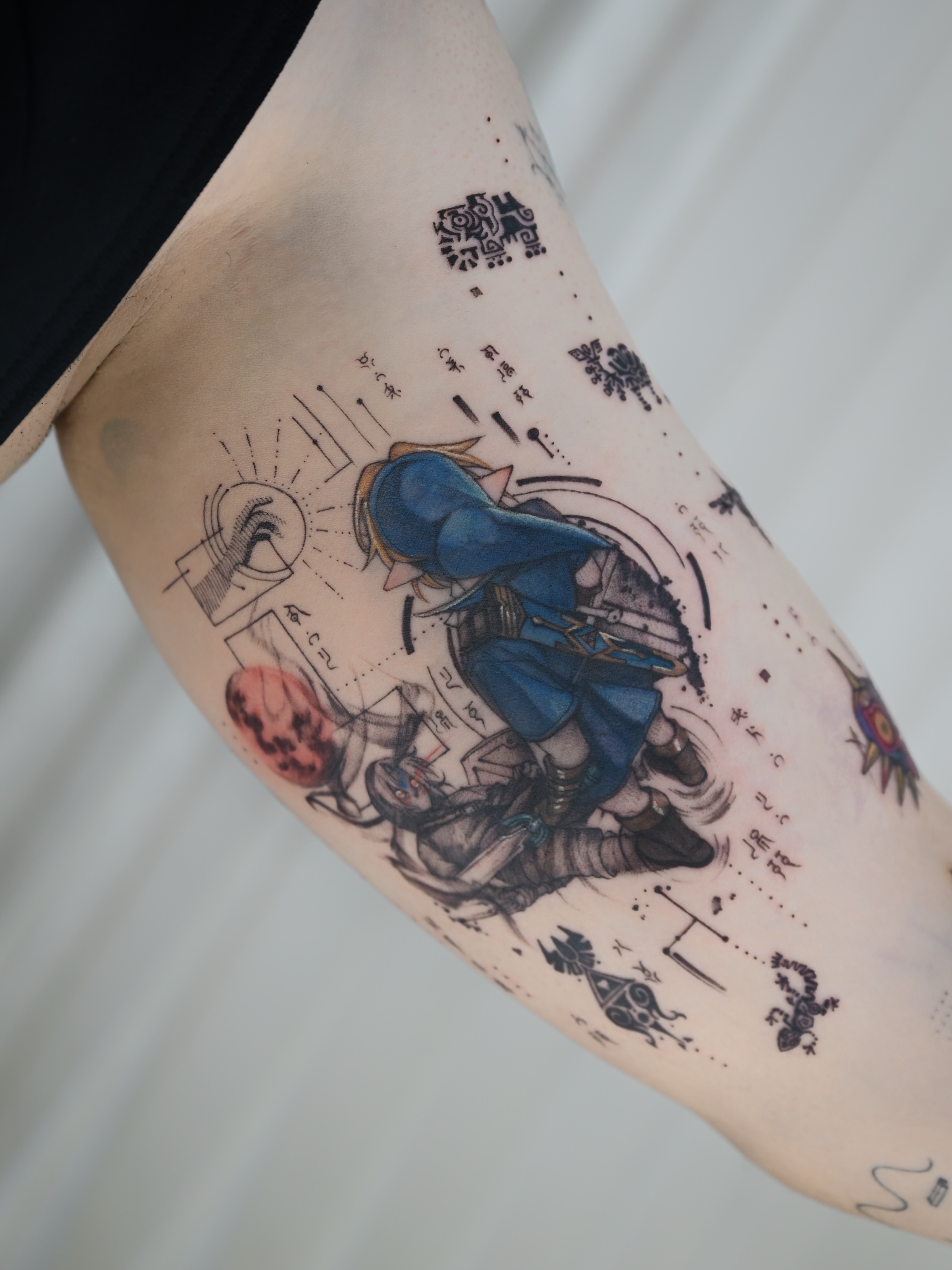 Tattoo by @kimi_tattooist — anime