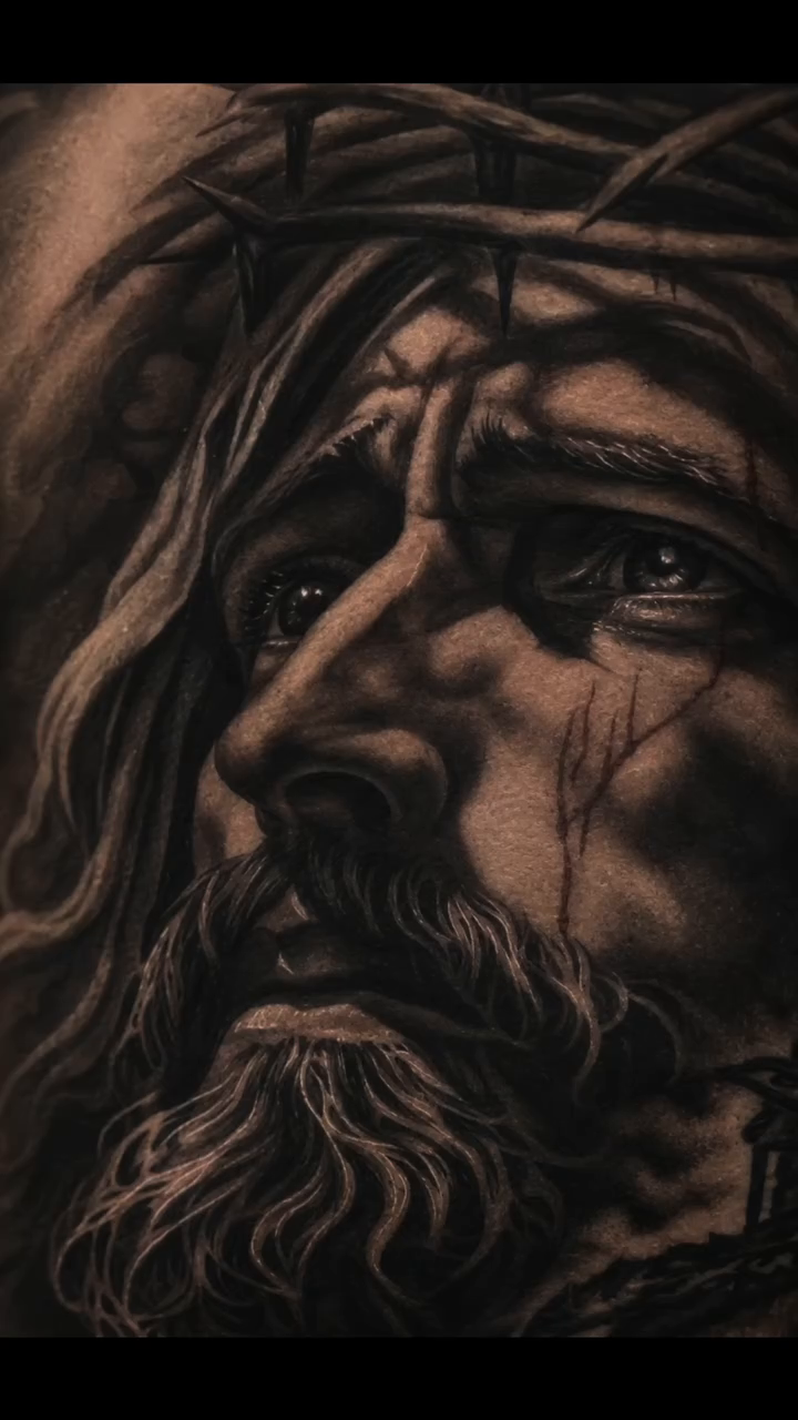 Tattoo by @chriscooperink — realism, black_and_grey