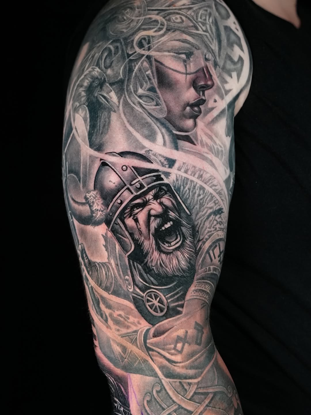 Tattoo by @jakeingersoll_sdt — realism, black_and_grey