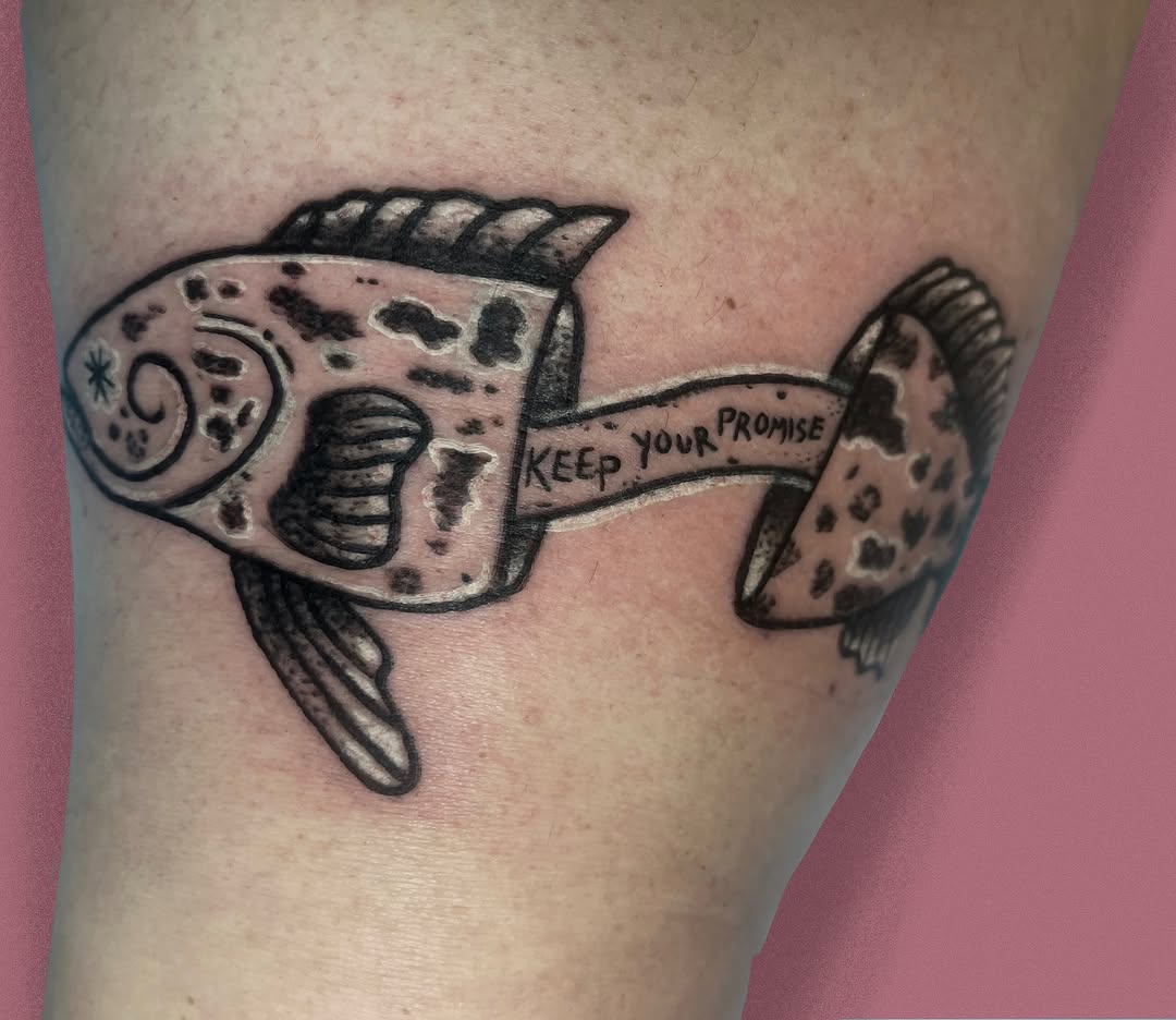 Tattoo by @babajagatattoos — lettering_script, ignorant
