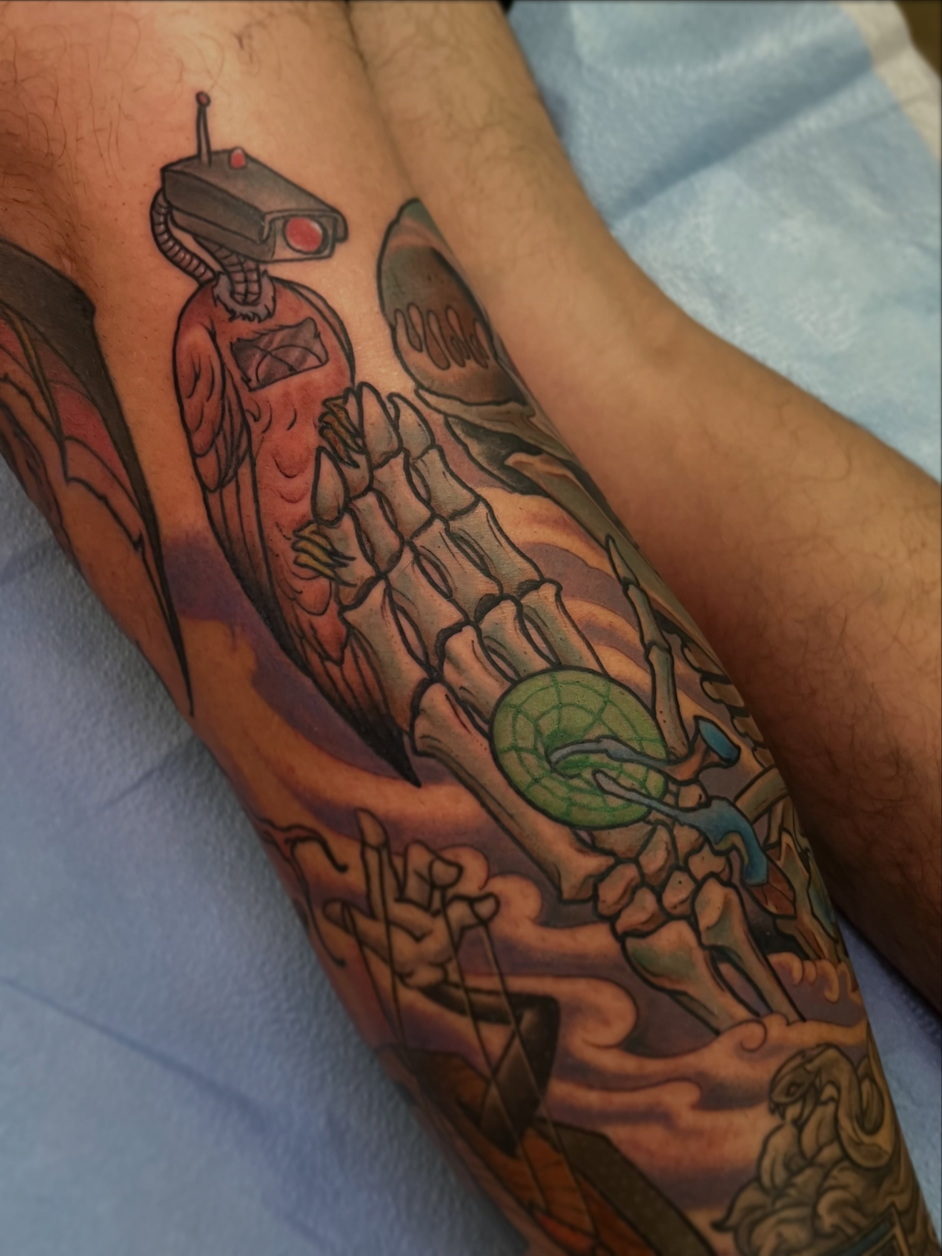 Tattoo by @eptattoos — new_school, geometric