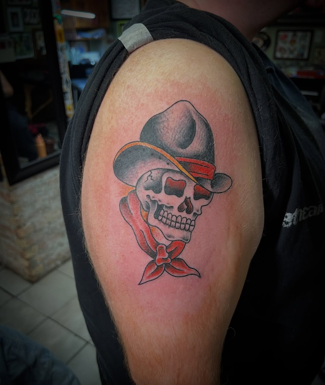 Tattoo by @underwoodtattoo — american_traditional, black_and_grey