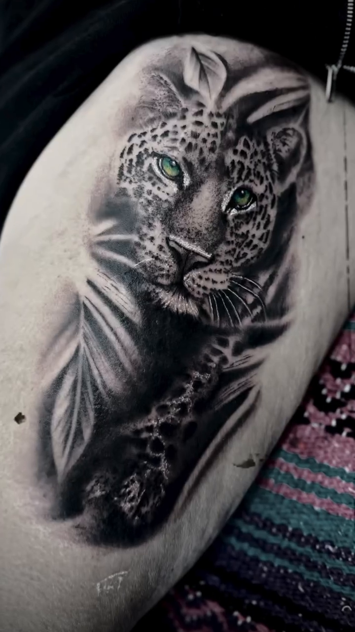 Tattoo by @freehandinbrandon — realism, black_and_grey