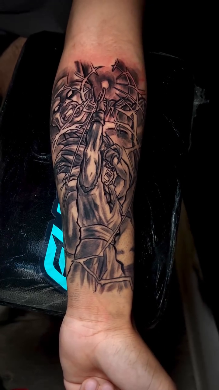 Tattoo by @gustattz_ — realism, black_and_grey
