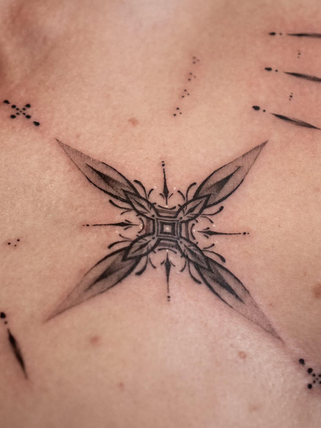Tattoo by @sil_ornament — geometric, ornamental