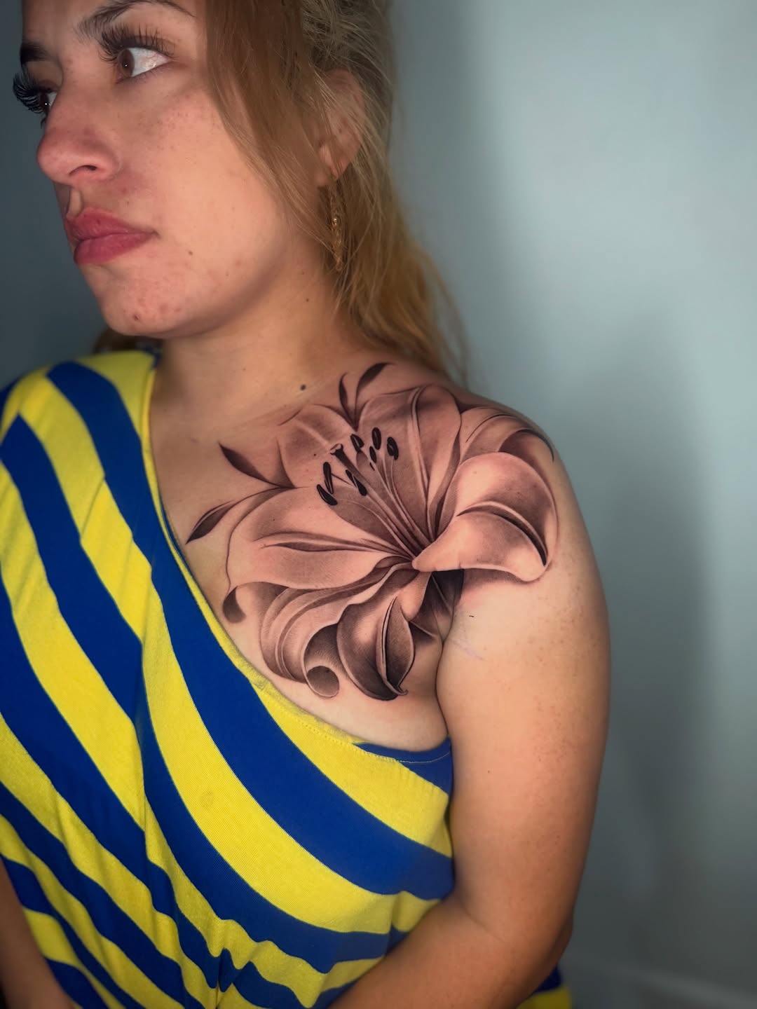 Tattoo by @geo_tatt2 — black_and_grey, realism