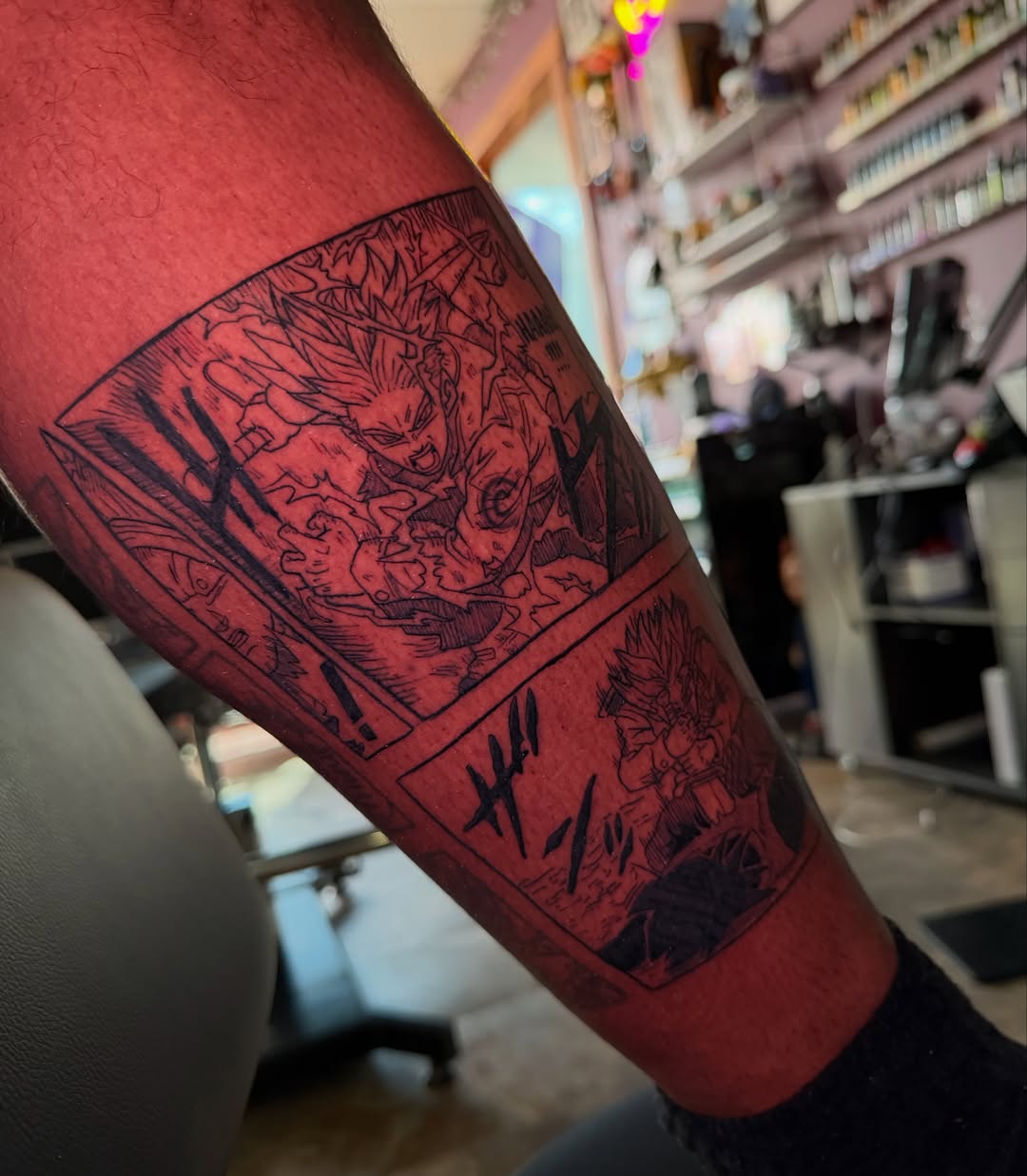 Tattoo by @chicanatattoos — anime