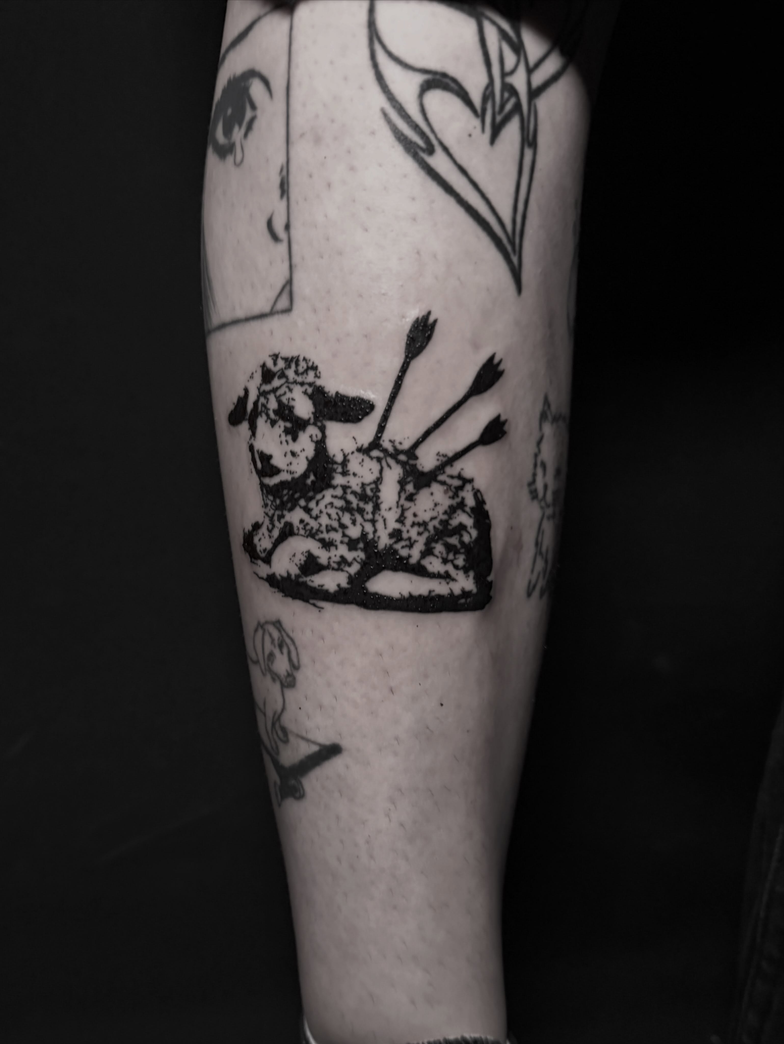 Tattoo by @boniaart — black_and_grey