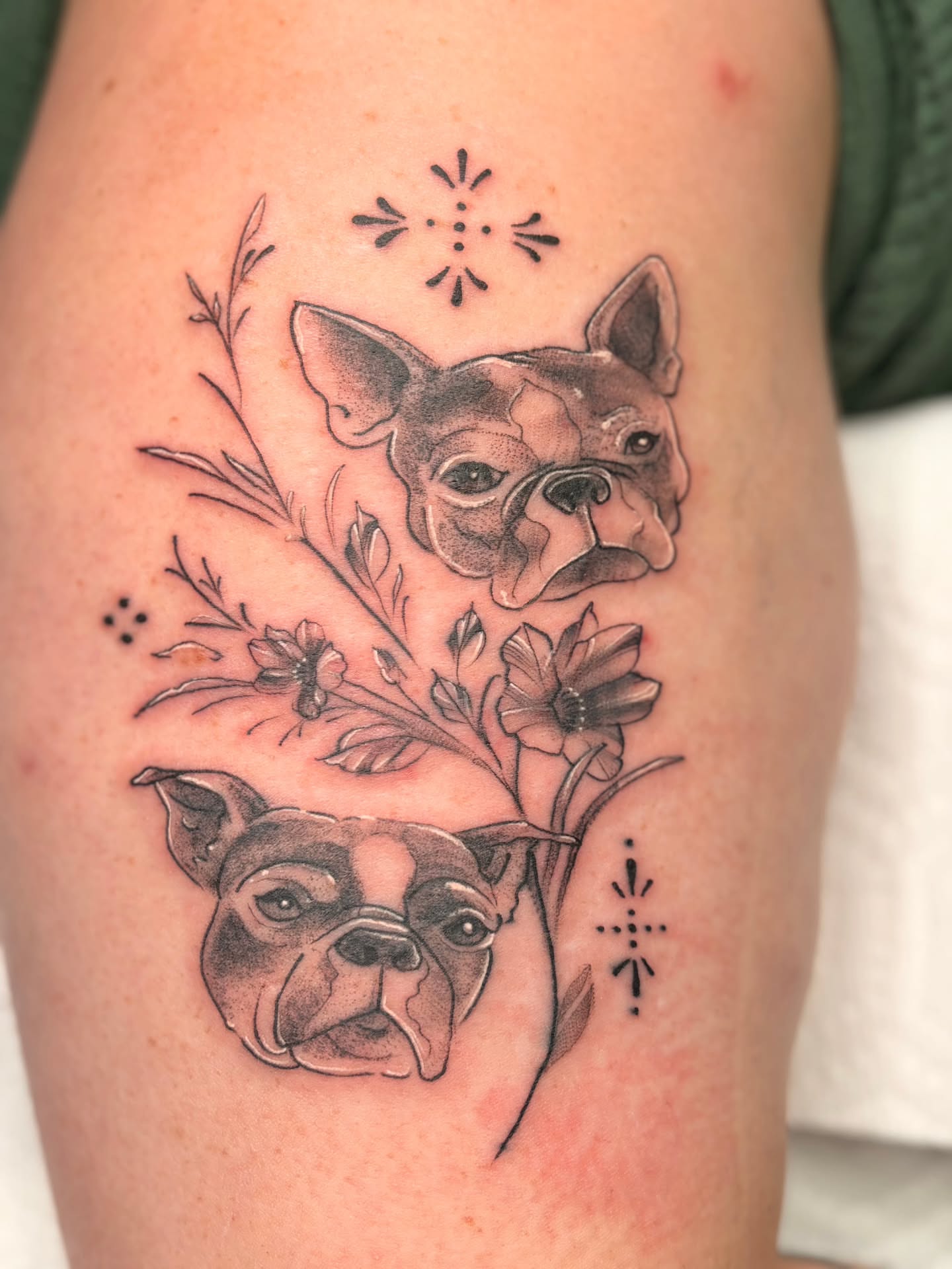 Tattoo by @ichigosworldtattoos — black_and_grey, realism