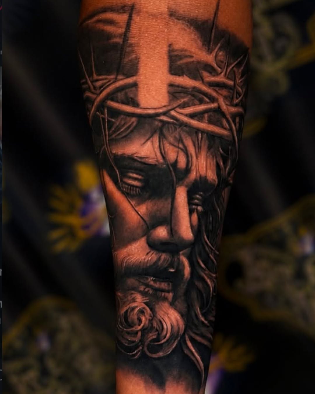 Tattoo by @gusbyrdtat2 — realism, black_and_grey