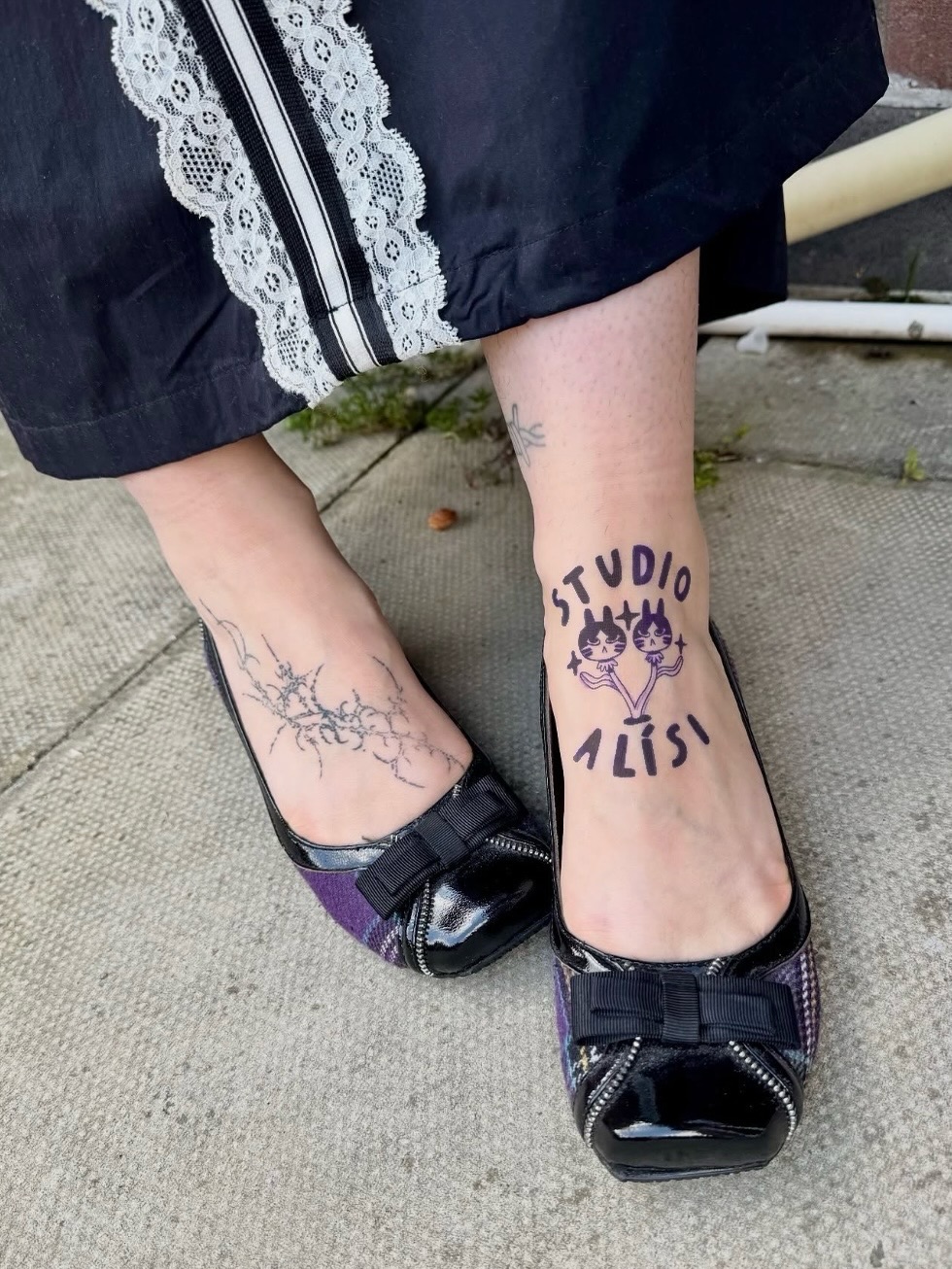 Tattoo by @studioalisi — lettering_script