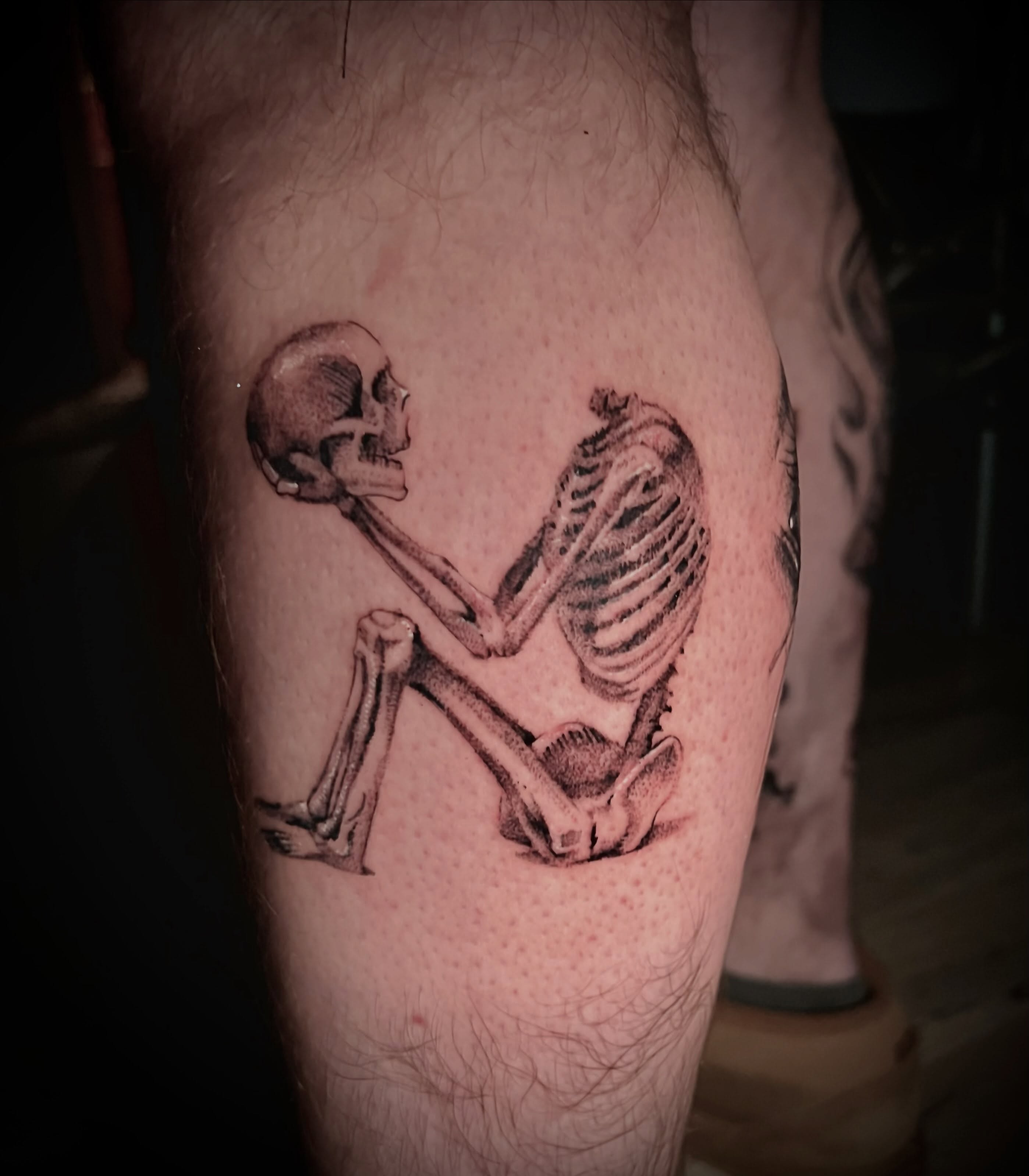 Tattoo by @jamesrichtattoos — black_and_grey