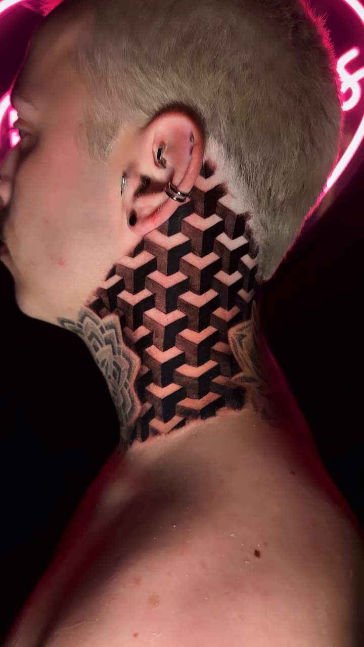 Tattoo by @jaycunliffe — geometric, black_and_grey