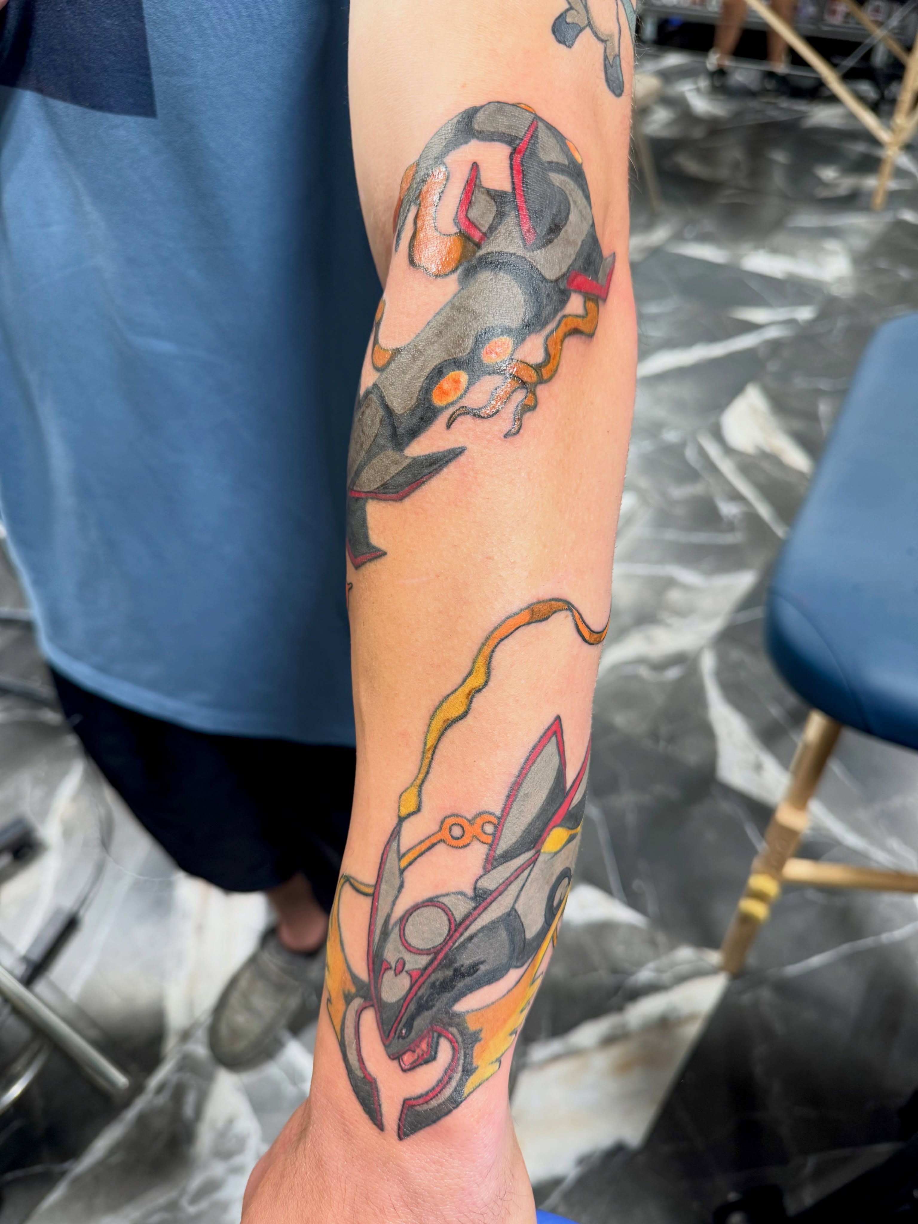 Tattoo by @sonderstattoos — geometric, new_school