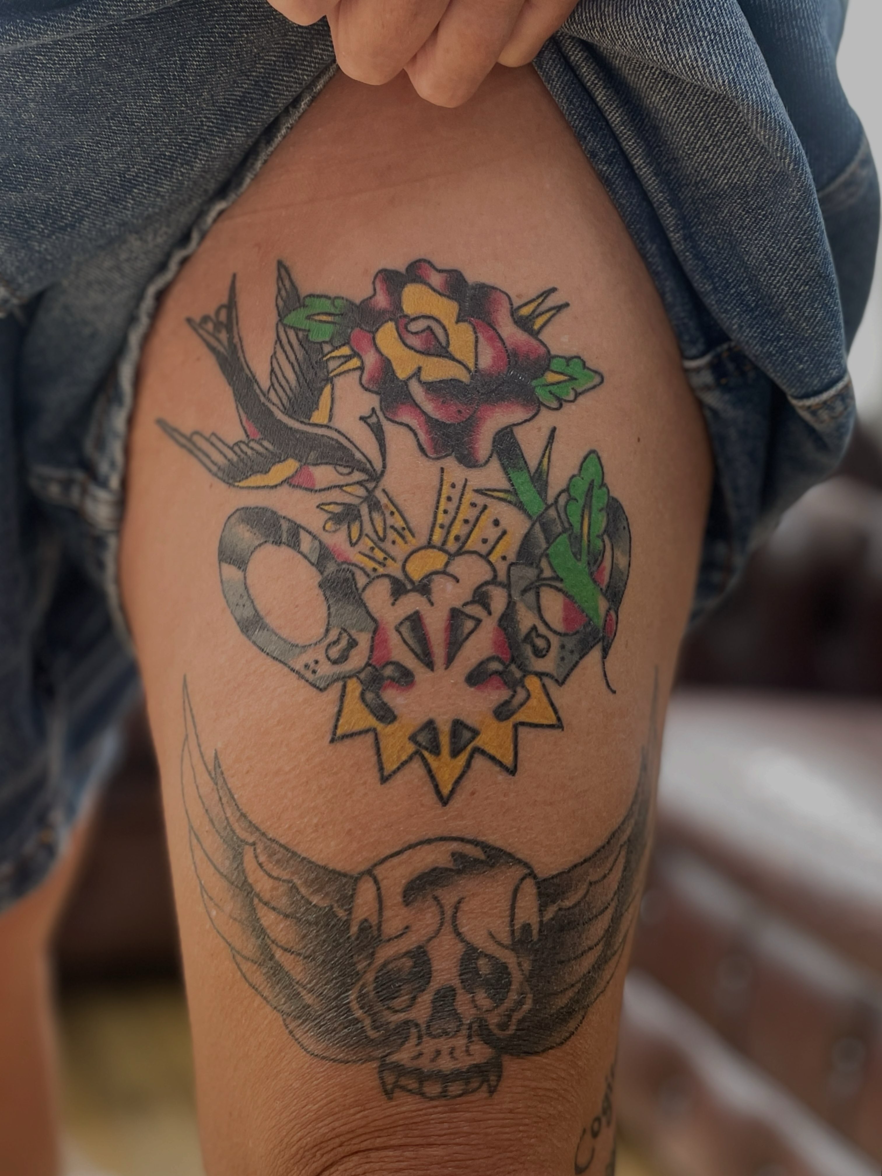 Tattoo by @trad_townsend — american_traditional, neo_traditional