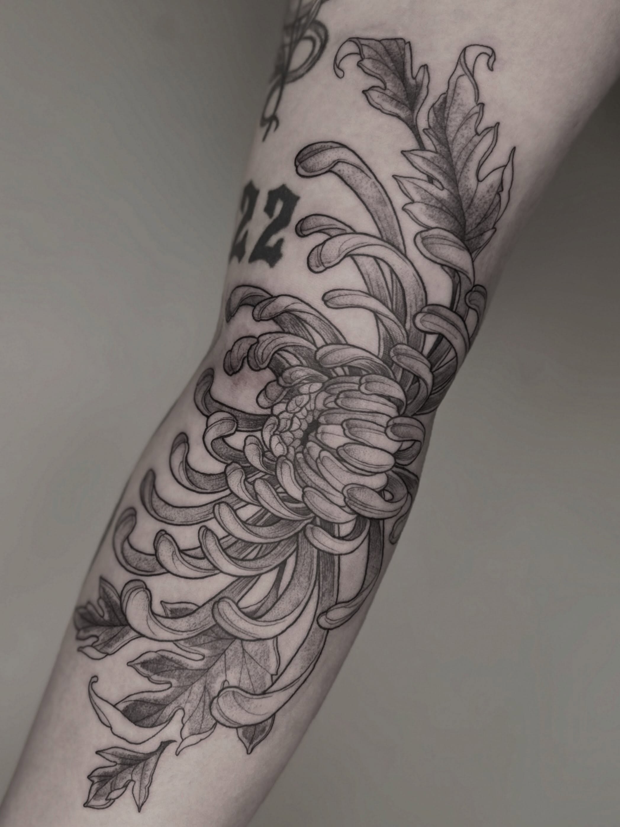 Tattoo by @gr3ywash — black_and_grey