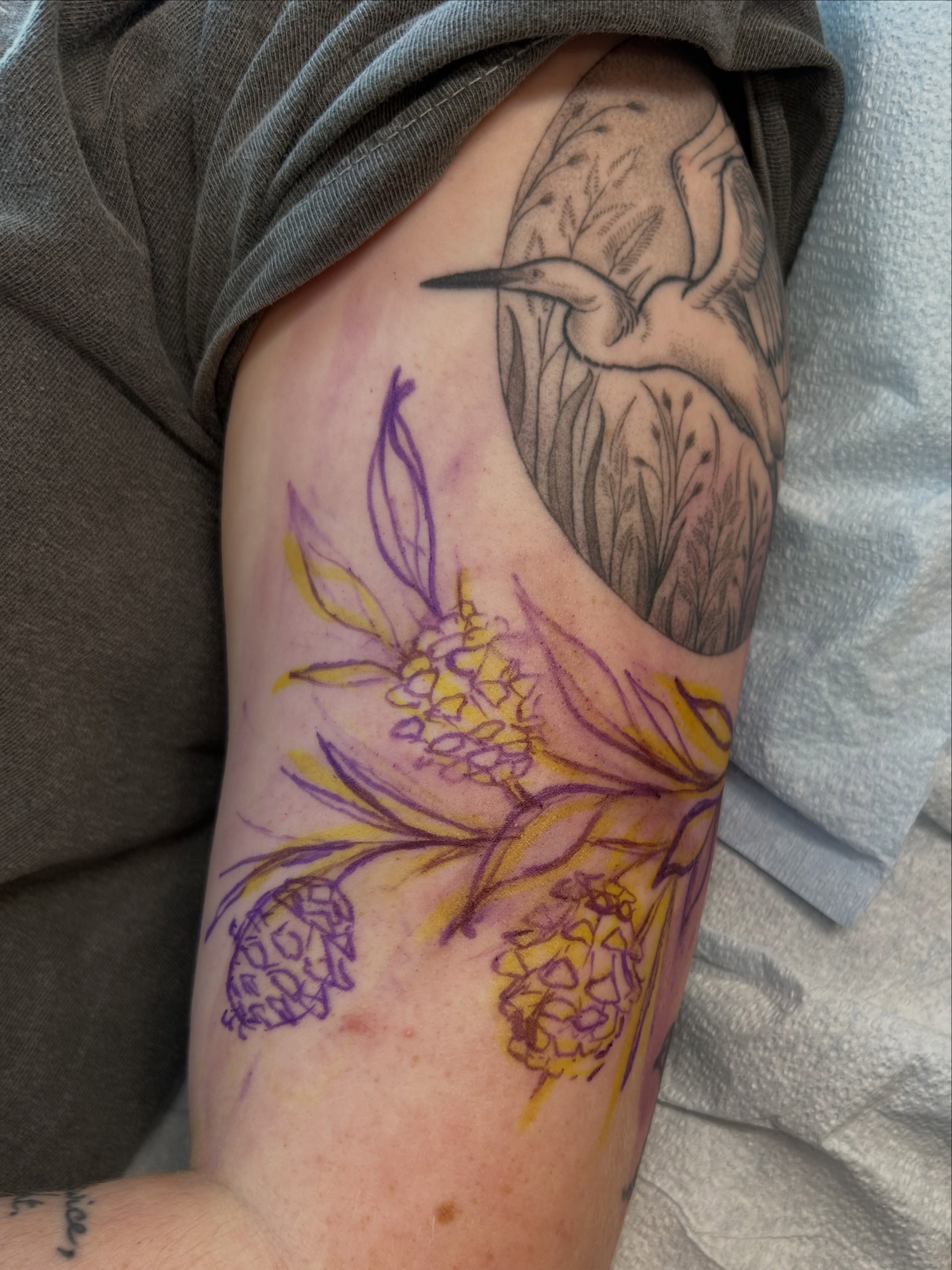 Tattoo by @gr3ywash — watercolor