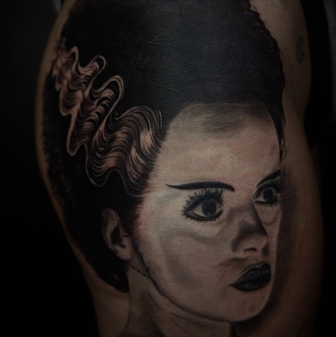 Tattoo by @brooksctattoos — realism, black_and_grey
