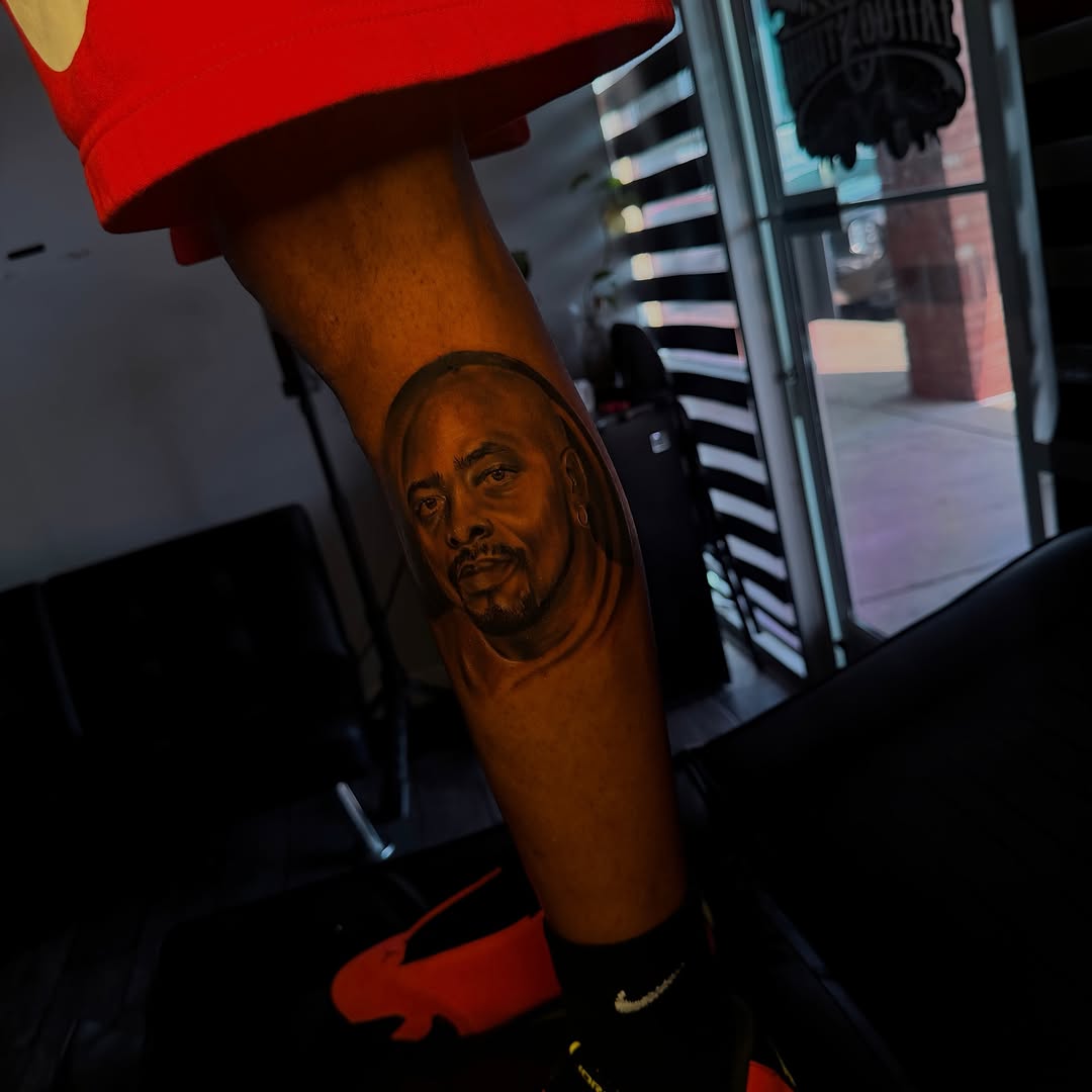 Tattoo by @thesantanaink — realism, black_and_grey