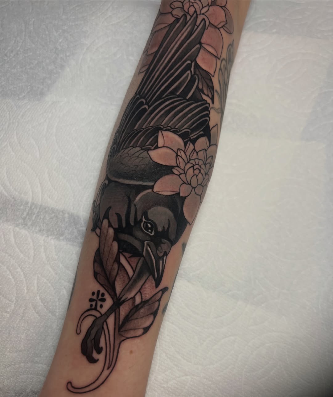 Tattoo by @rennietattoo — black_and_grey, realism